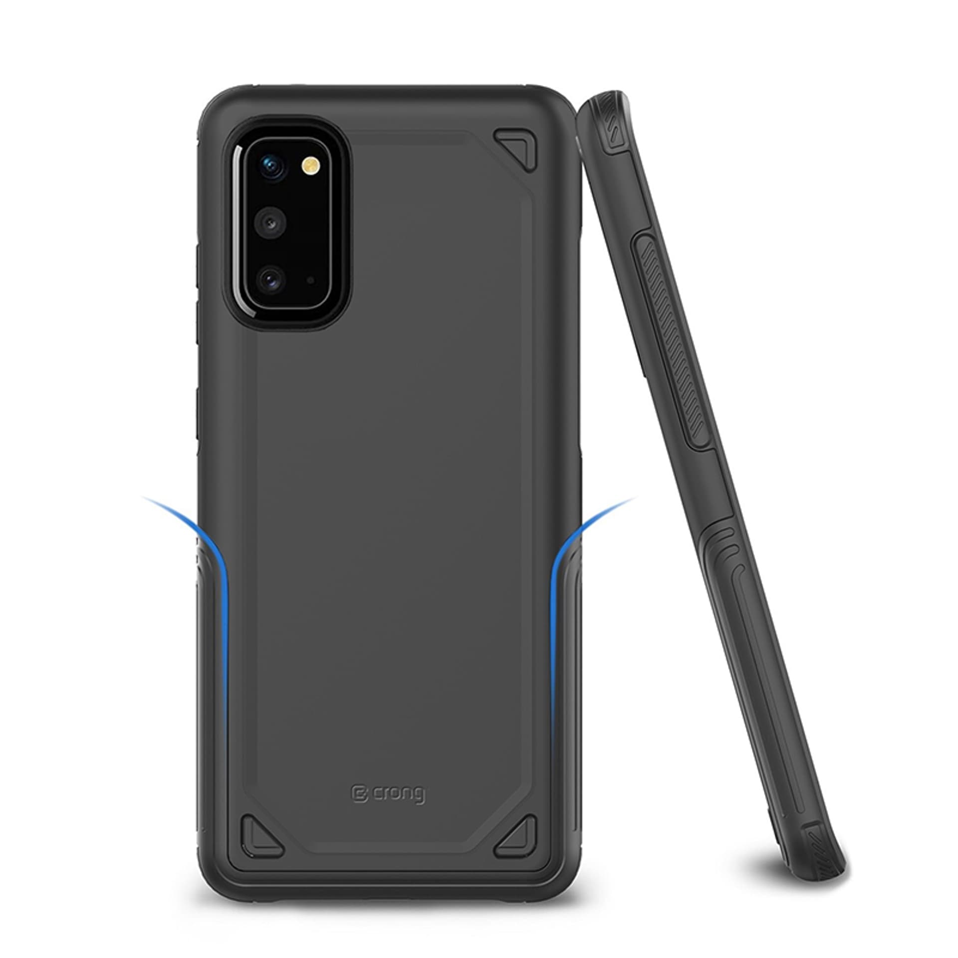 

Crong Defender Case - Etui Samsung Galaxy S20 (czarny)