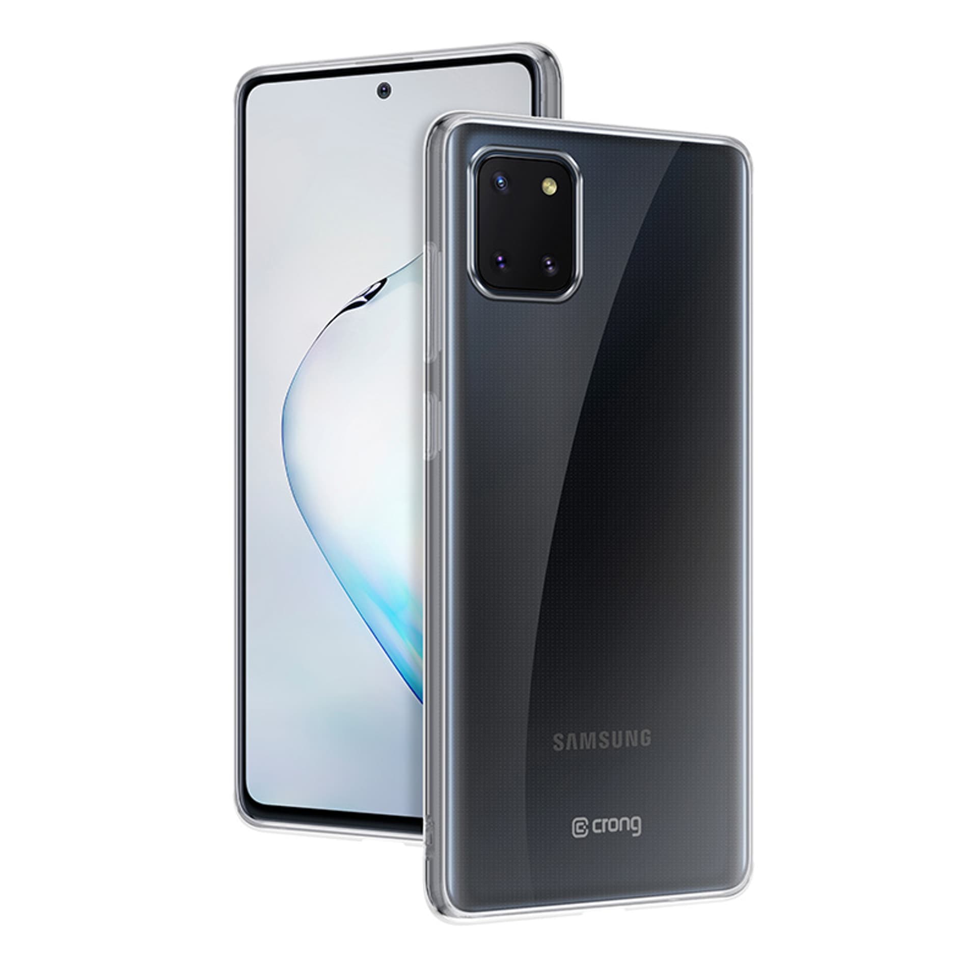 

Crong Crystal Slim Cover - Etui Samsung Galaxy Note 10 Lite (przezroczysty)