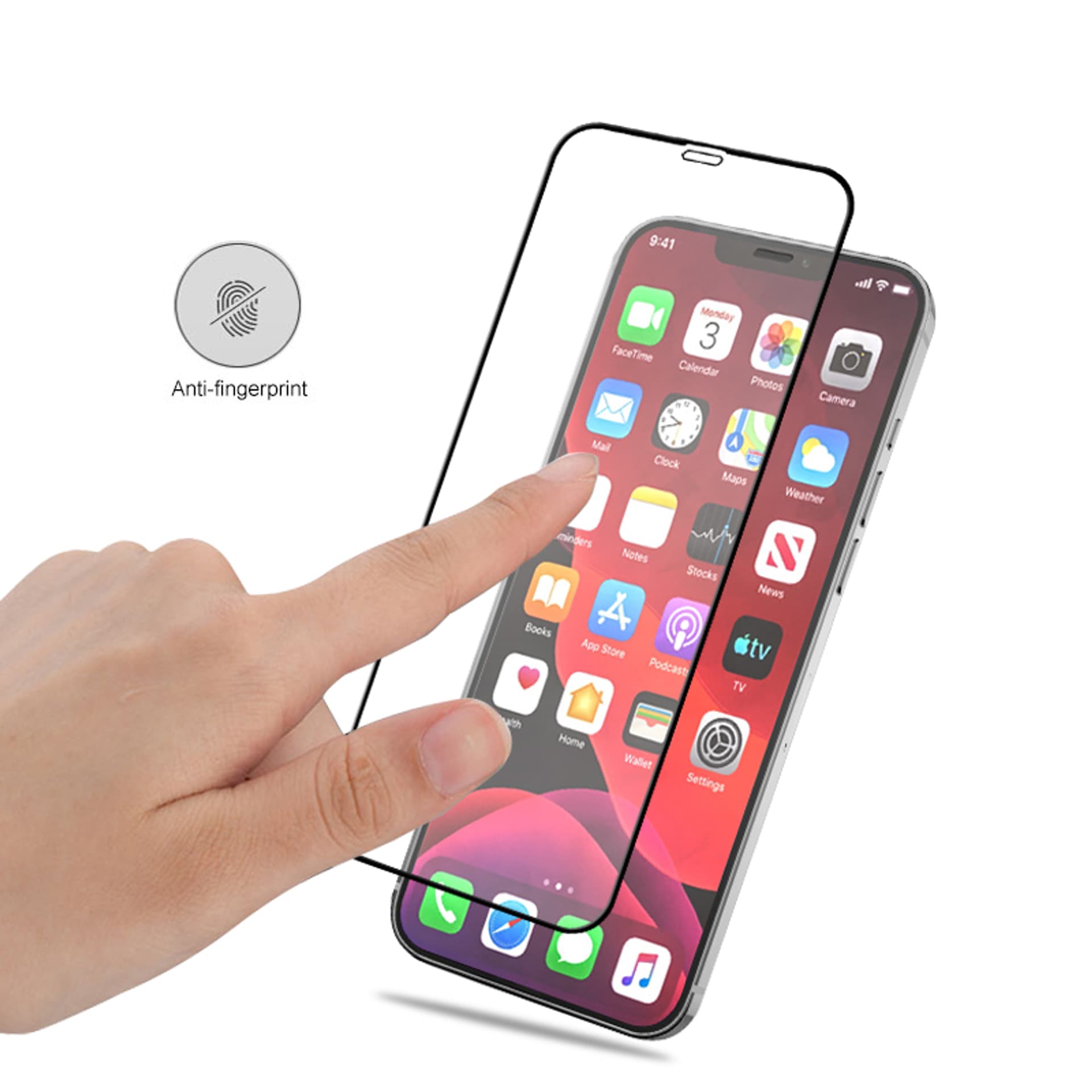 

Mocolo 2.5D Full Glue Glass - Szkło ochronne iPhone 13 / 13 Pro