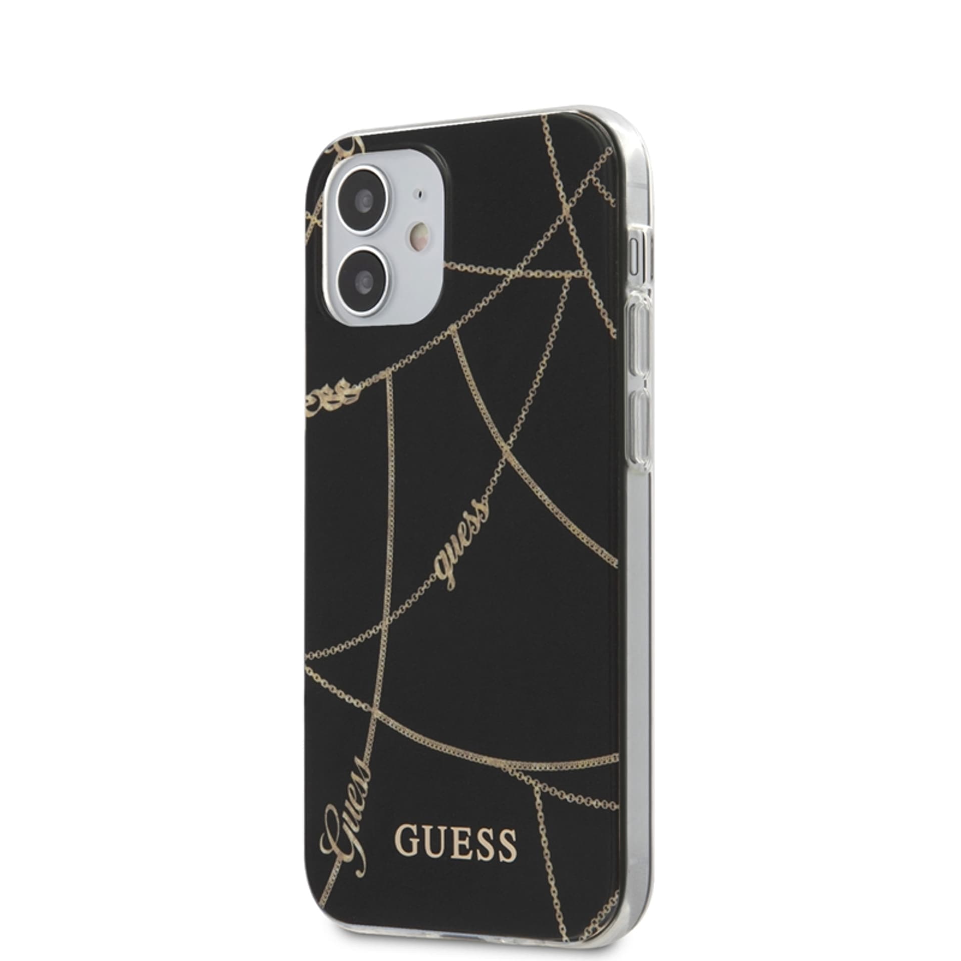 

Guess GUHCP12SPCUCHBK iPhone 12 mini 5,4" czarny/black hardcase Gold Chain Collection