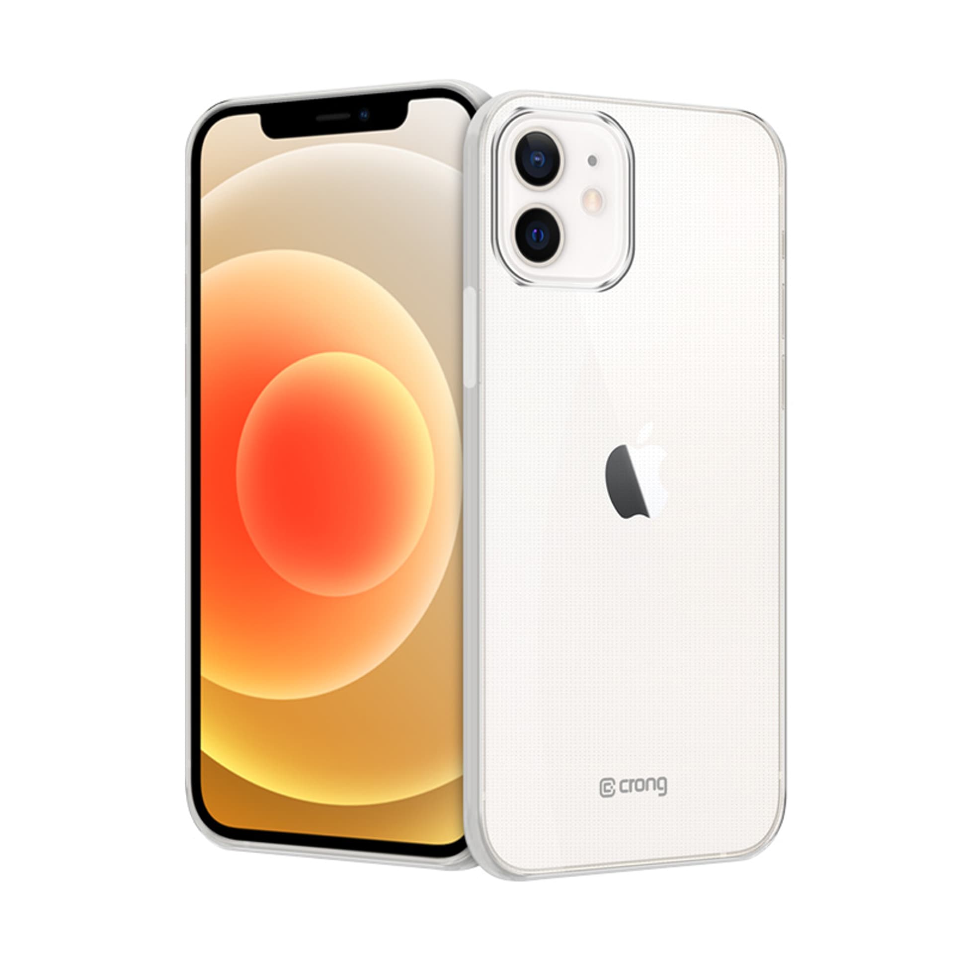 

Crong Crystal Slim Cover - Etui iPhone 12 Mini (przezroczysty)
