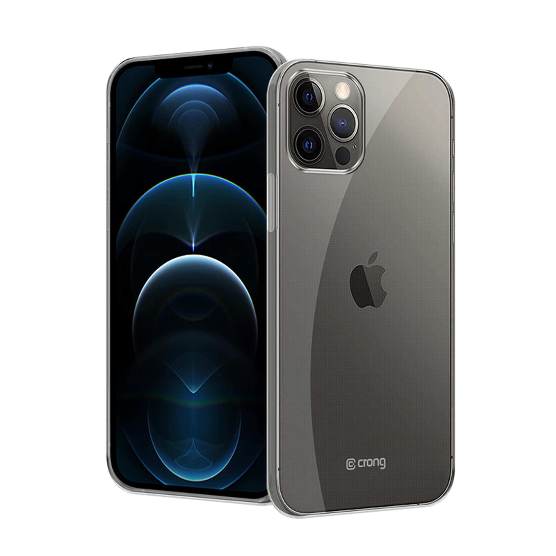 

Crong Crystal Slim Cover - Etui iPhone 12 Pro Max (przezroczysty)