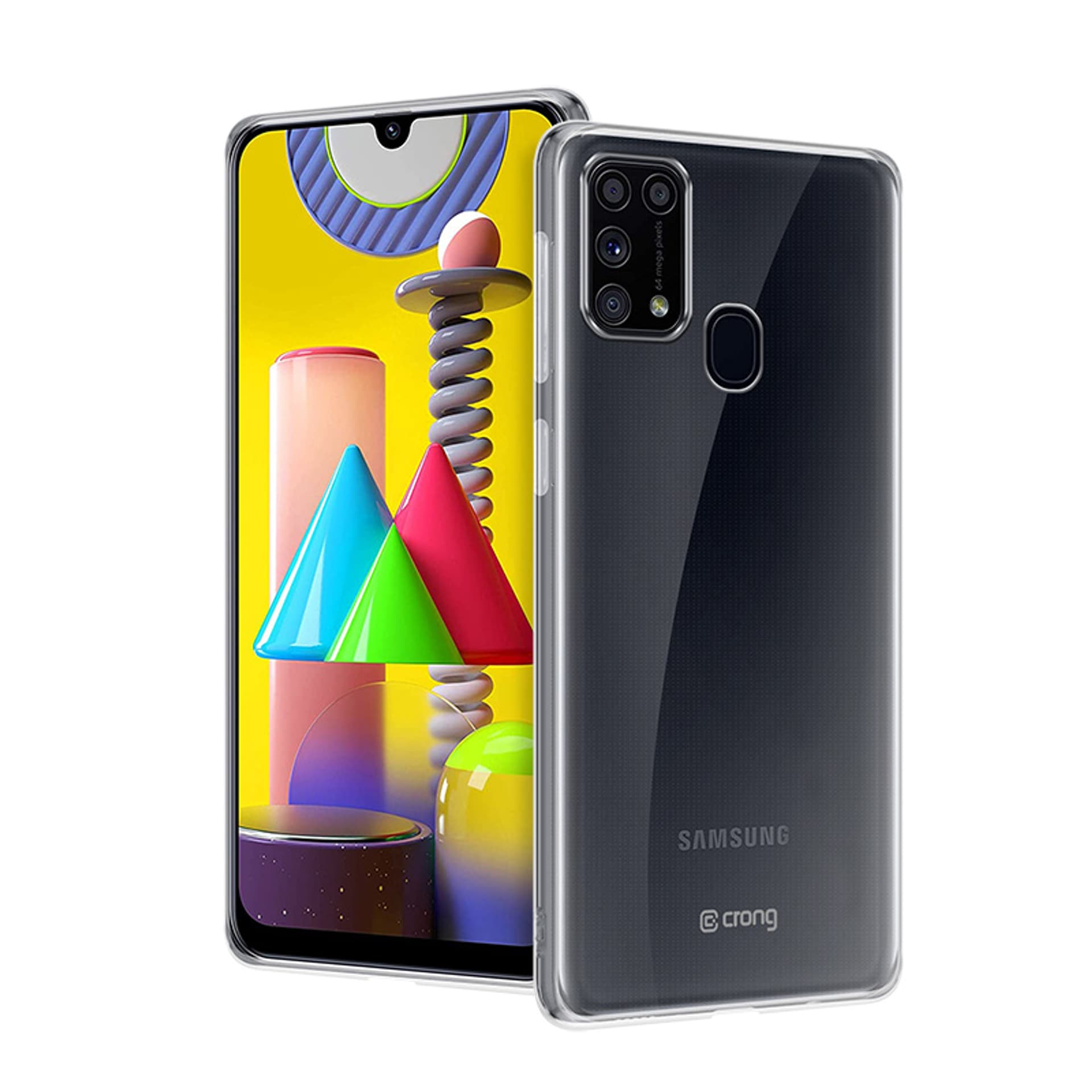 

Crong Crystal Slim Cover - Etui Samsung Galaxy M31 (przezroczysty)