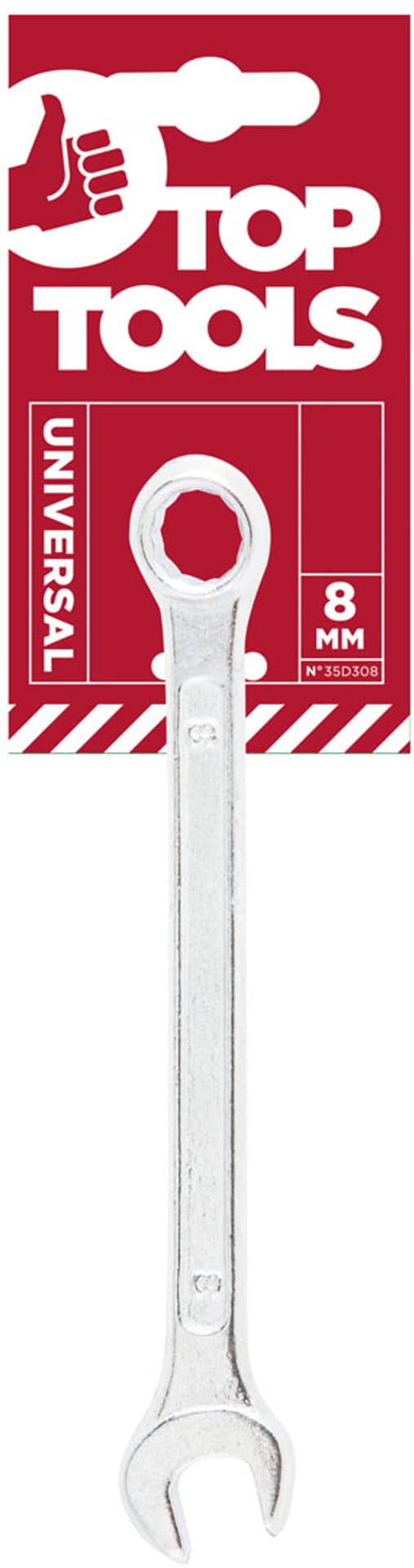 

Klucz płasko-oczkowy 8 mm