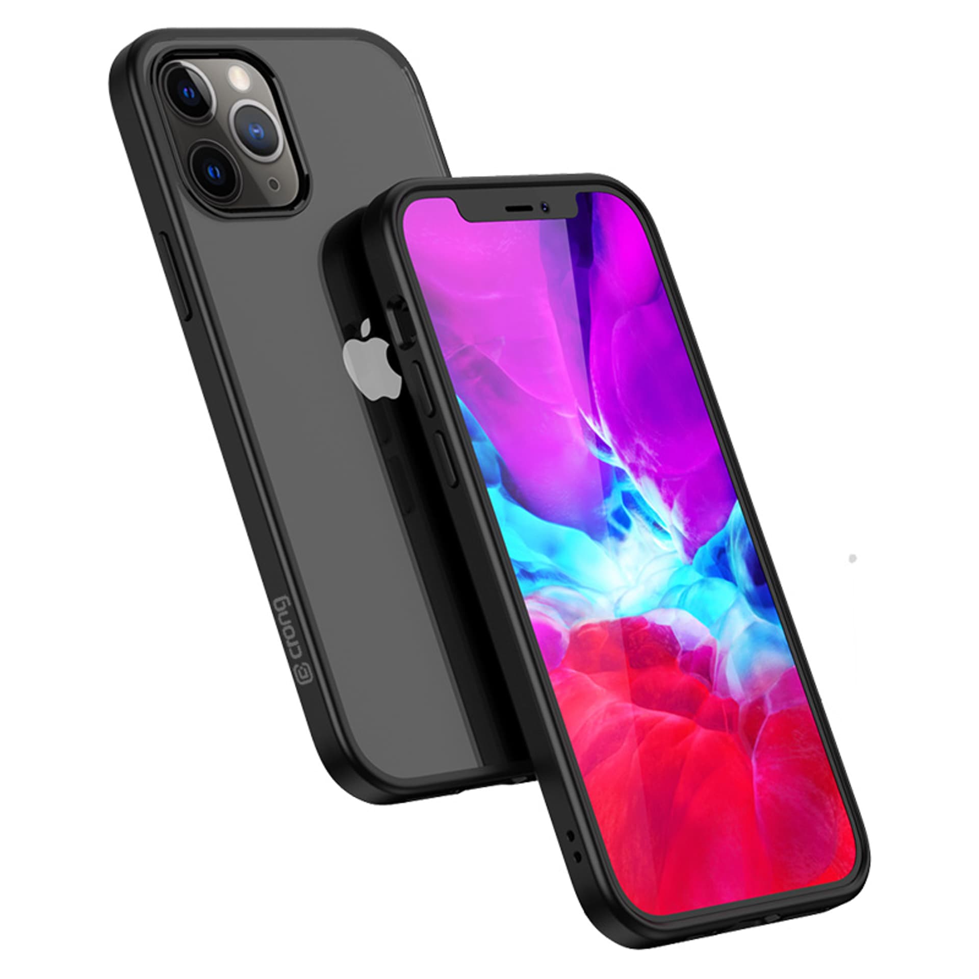 

Crong Clear Cover - Etui iPhone 12 / iPhone 12 Pro (czarny)