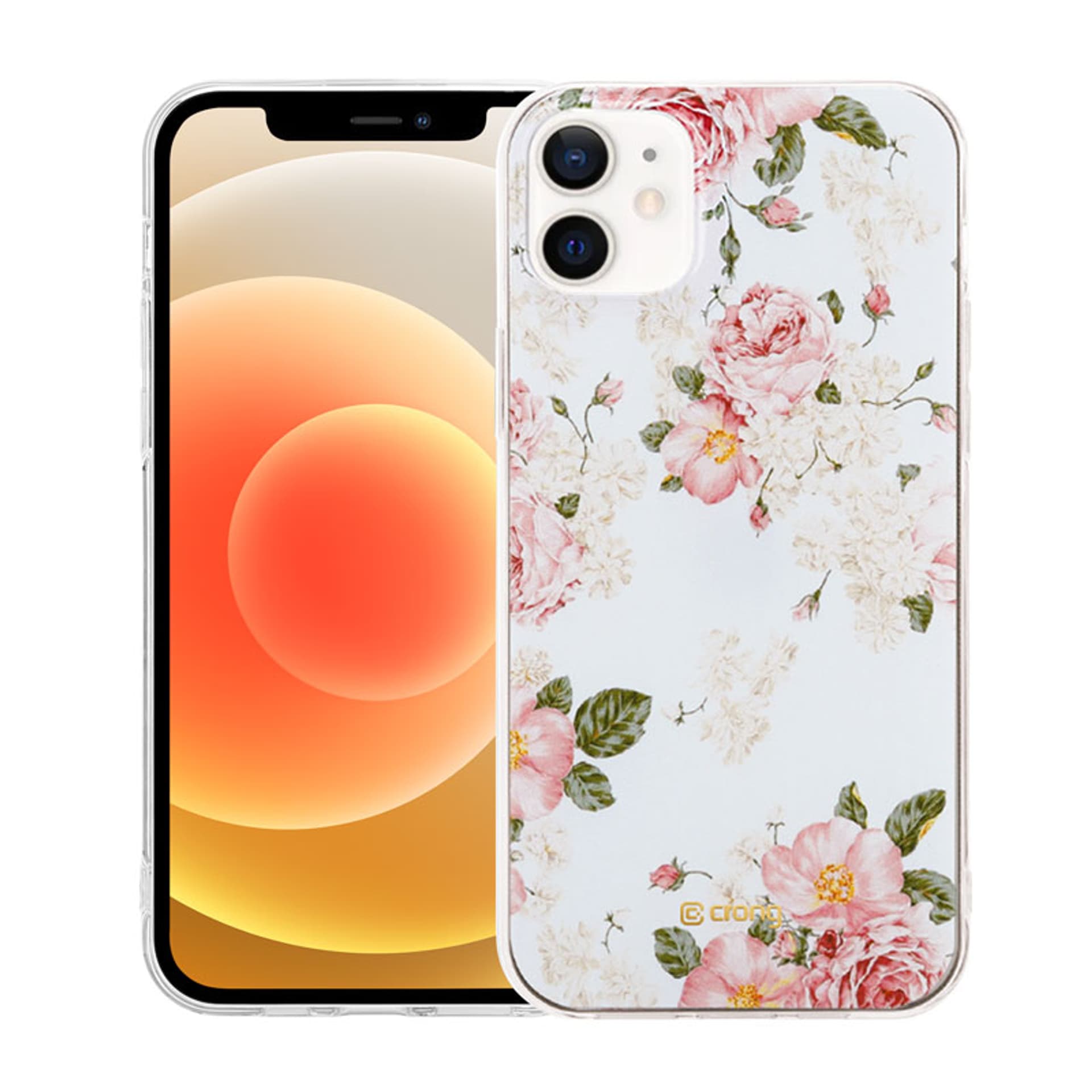 

Crong Flower Case - Etui iPhone 12 Mini (wzór 02)