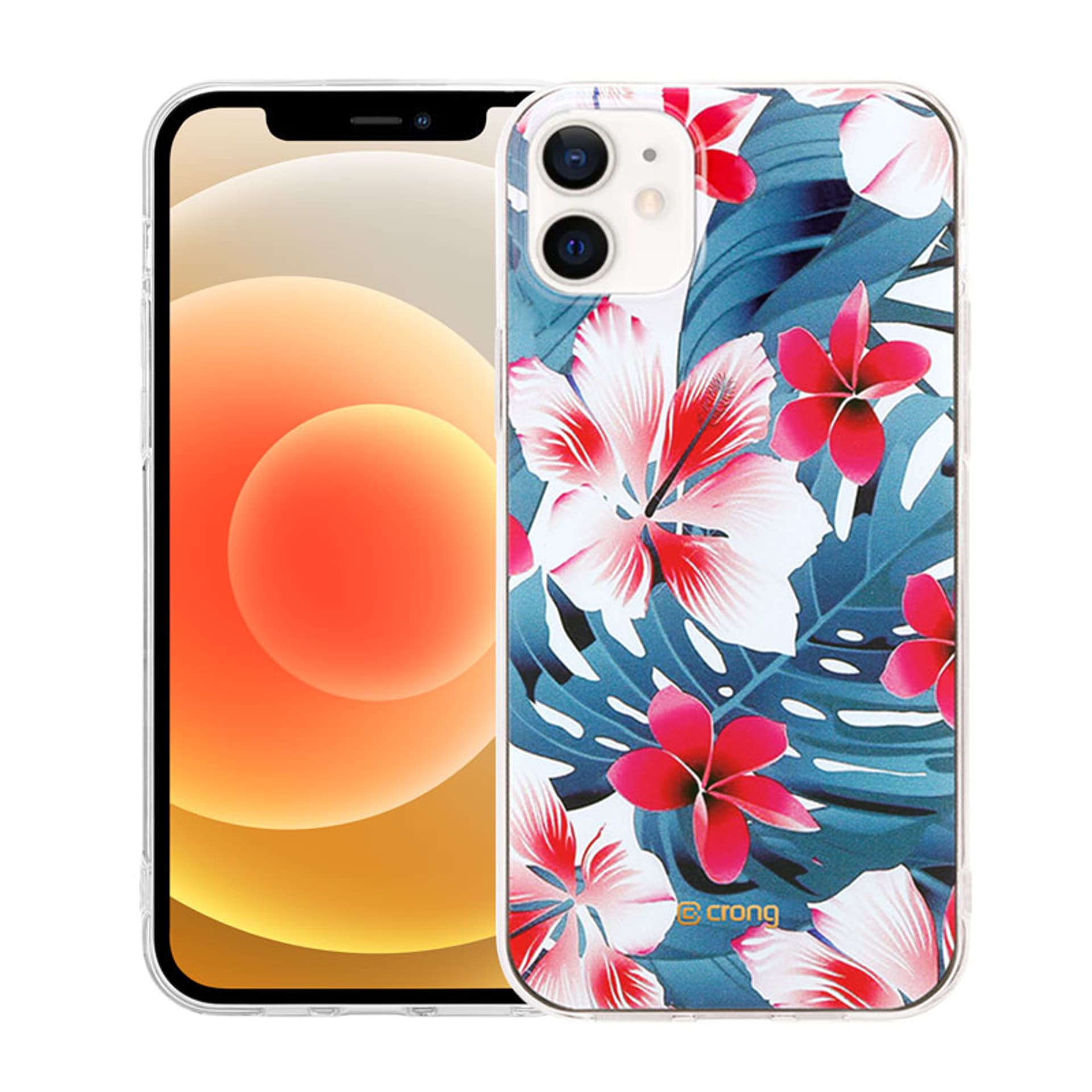 

Crong Flower Case - Etui iPhone 12 Mini (wzór 03)