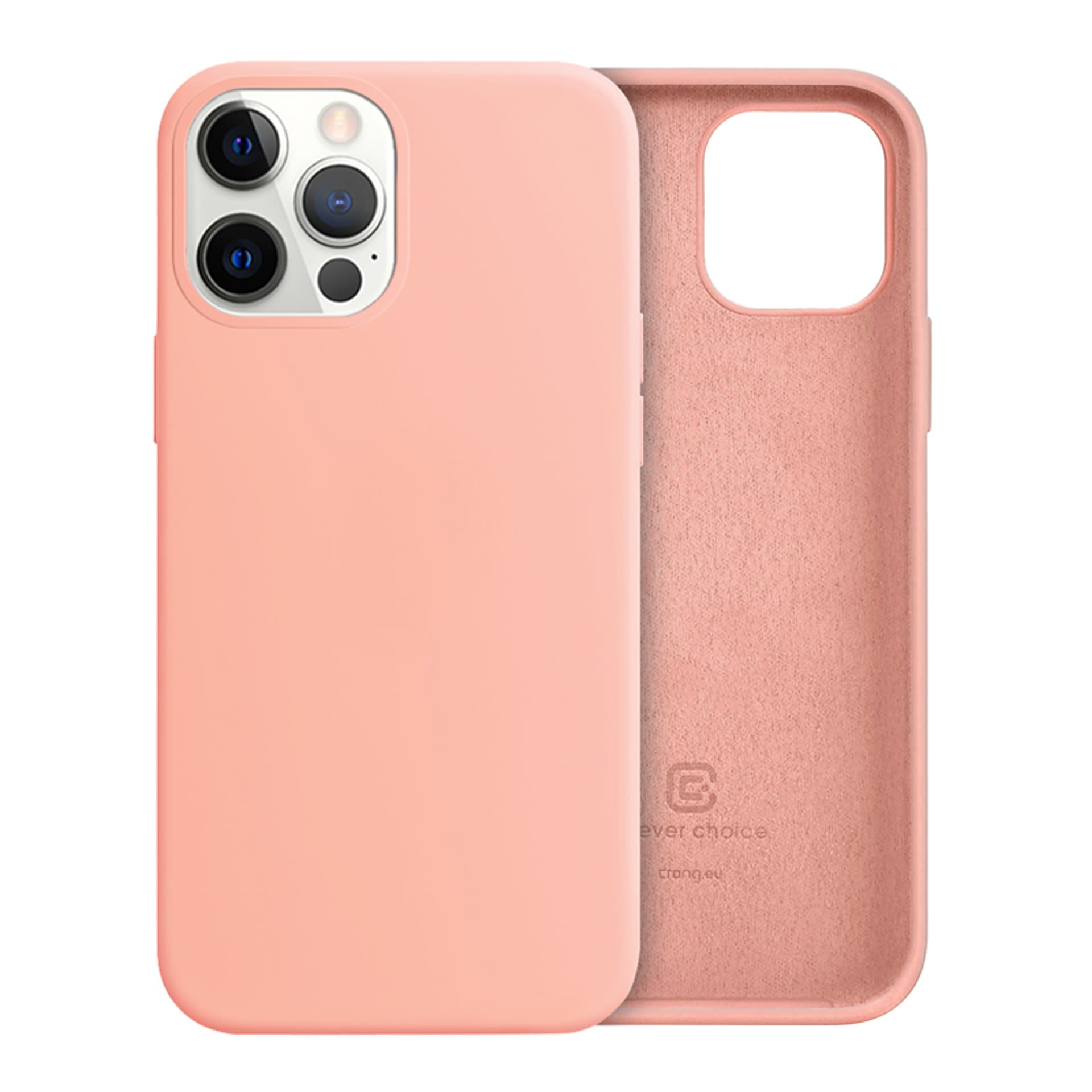 

Crong Color Cover - Etui iPhone 12 / iPhone 12 Pro (piaskowy róż)