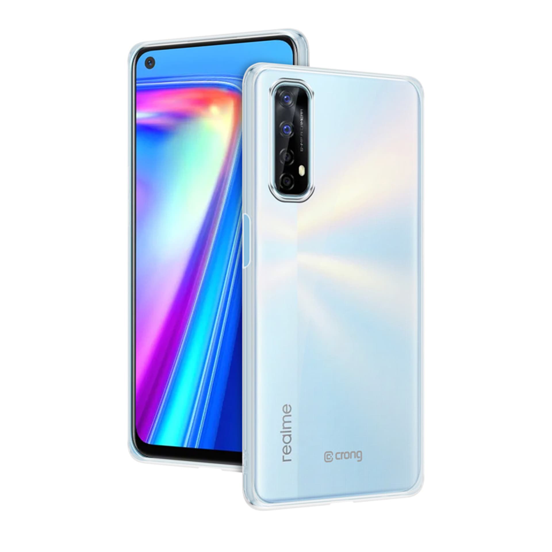 

Crong Crystal Slim Cover - Etui Realme 7 (przezroczysty)