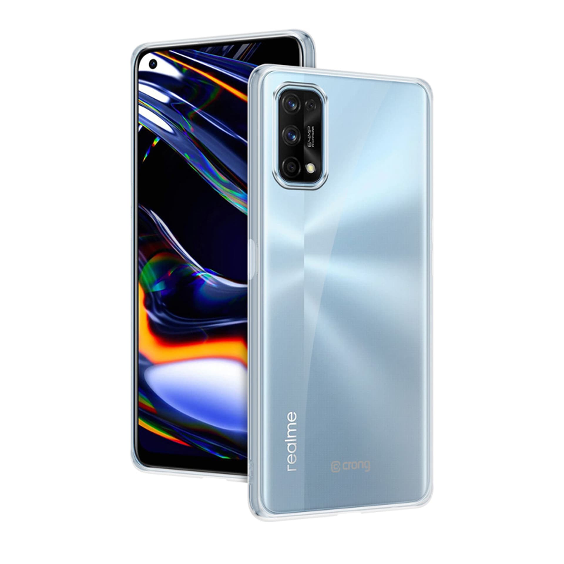 

Crong Crystal Slim Cover - Etui Realme 7 Pro (przezroczysty)