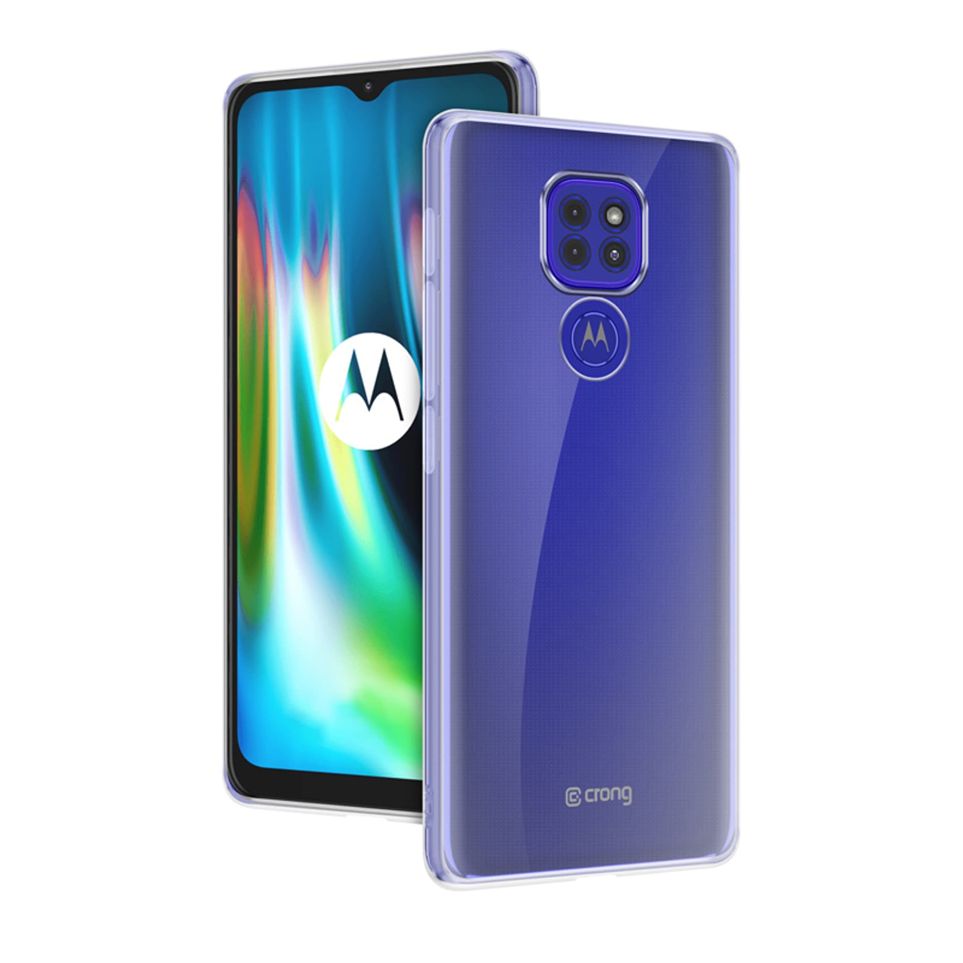 

Crong Crystal Slim Cover - Etui Motorola Moto E7 Plus (przezroczysty)