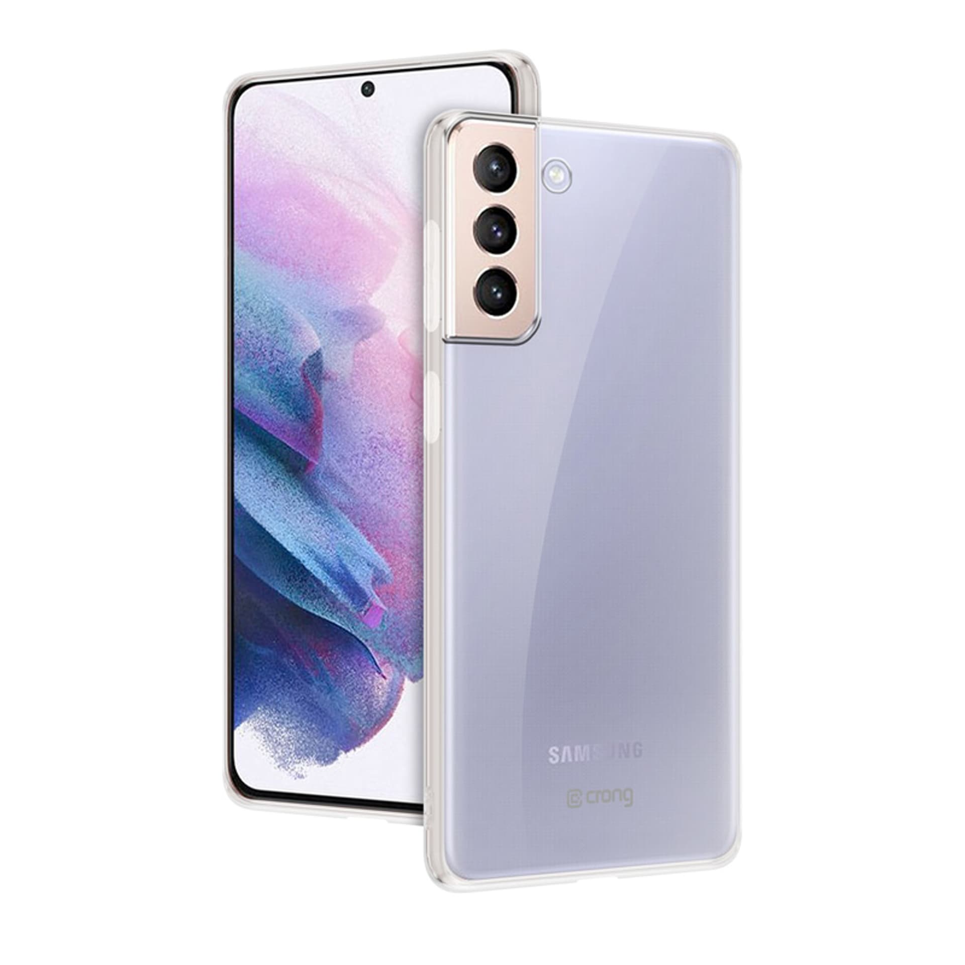 

Crong Crystal Slim Cover - Etui Samsung Galaxy S21+ (przezroczysty)