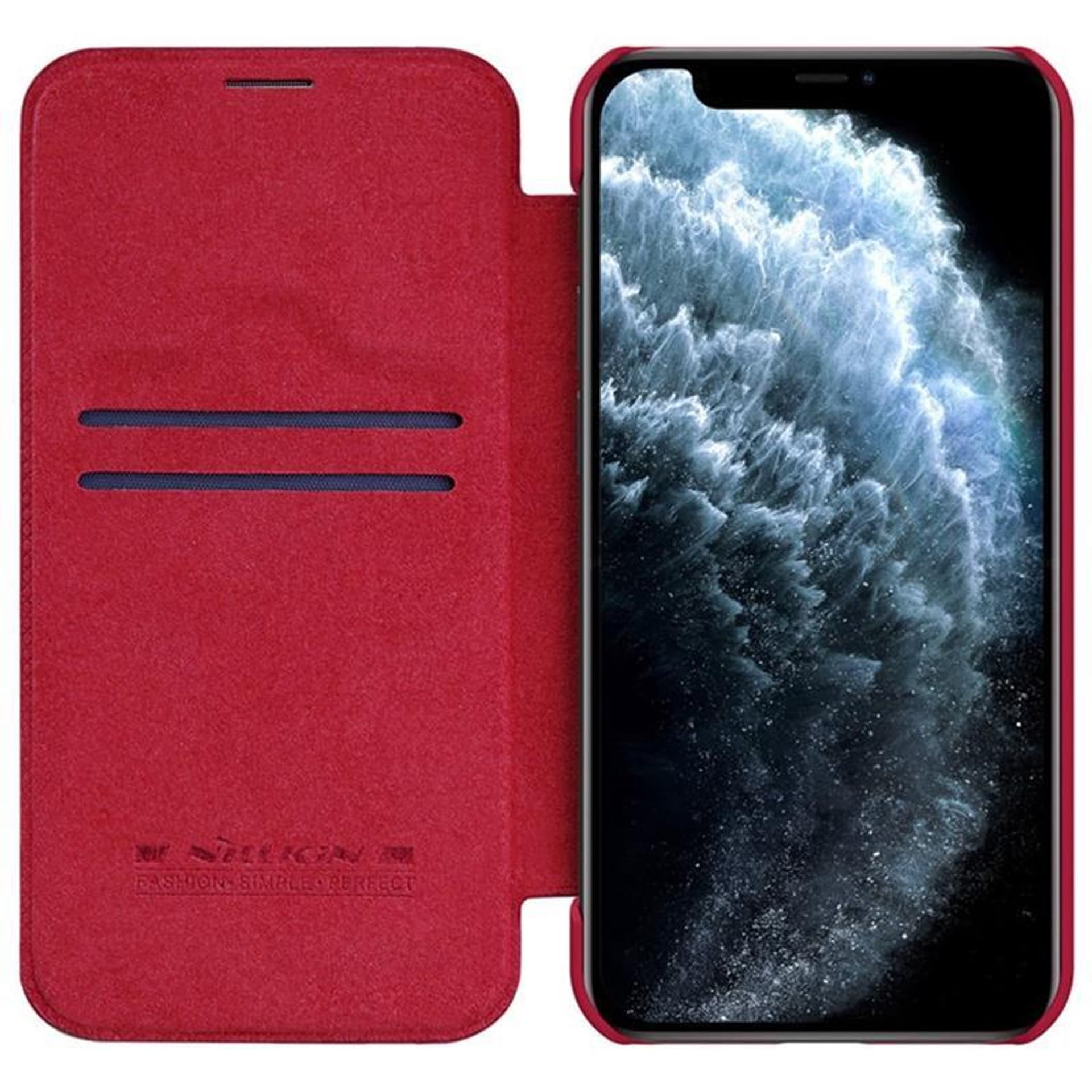 

Nillkin Qin Leather Case - Etui Apple iPhone 12 Mini (Blue)