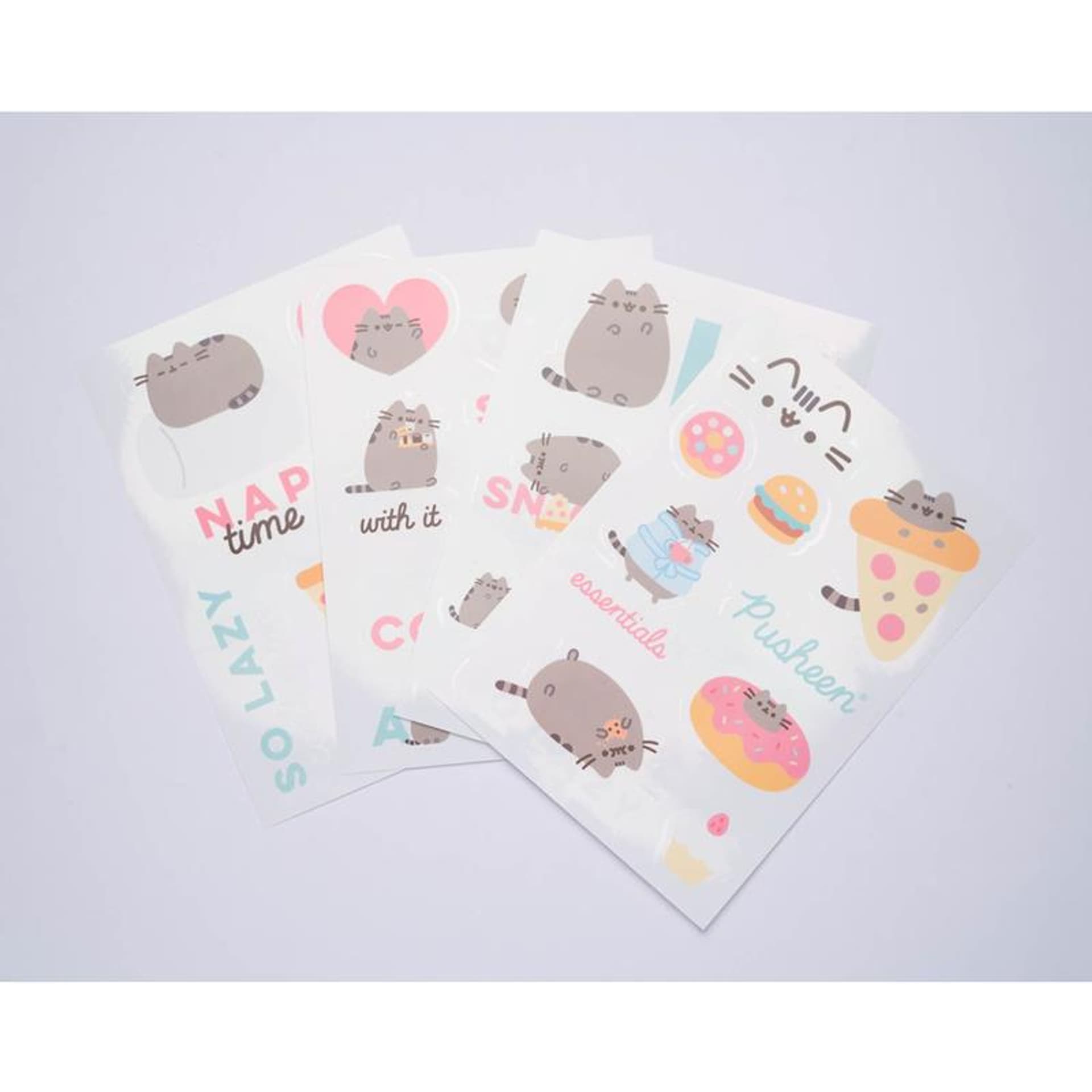 

Pusheen - Zestaw 16 naklejek na laptopa / smartfona z kolekcji Foodie