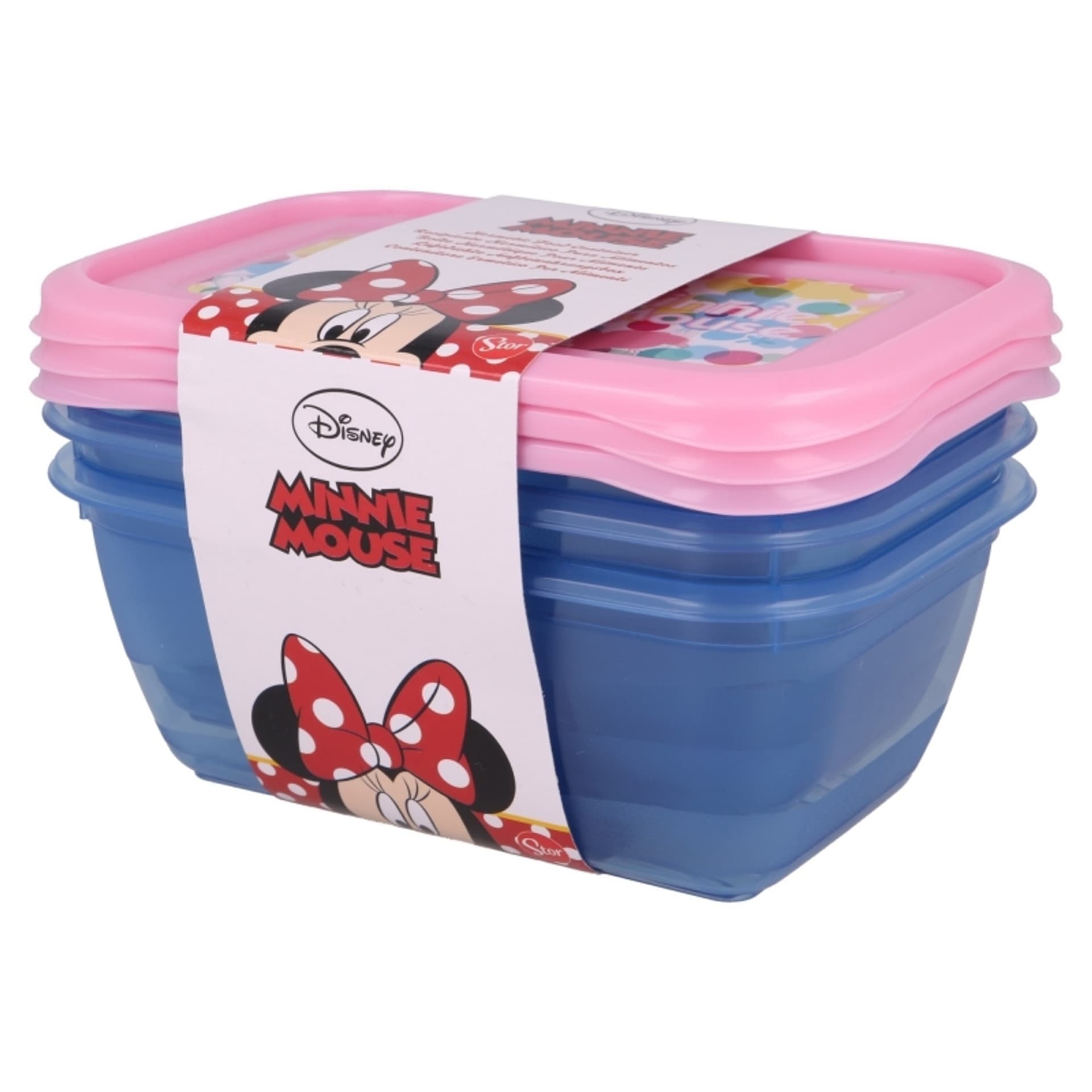 

Minnie Mouse - Zestaw pojemników na żywność 540 ml (3 szt.)