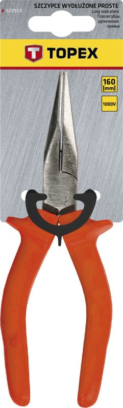 

Szczypce wydłużone proste 160 mm, 1000V