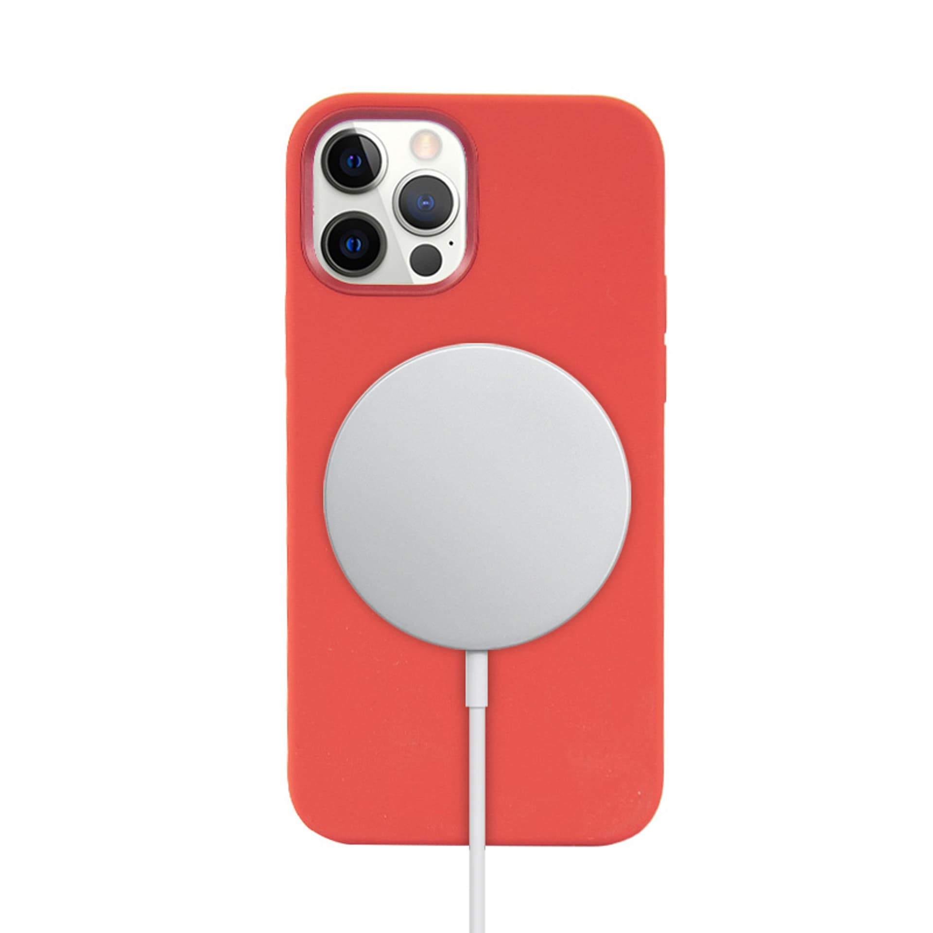 

Crong Color Cover Magnetic - Etui iPhone 12 Pro Max MagSafe (czerwony)