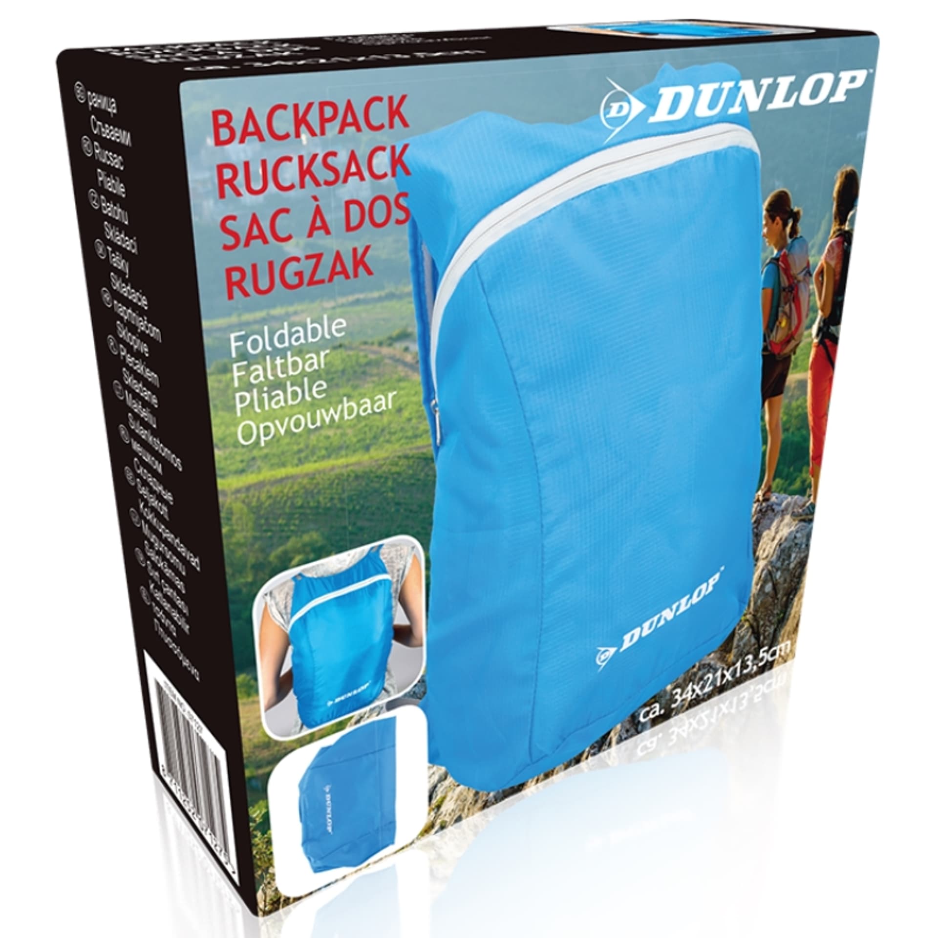 

Dunlop - Pokrowiec peleryna na plecak (Niebieski)
