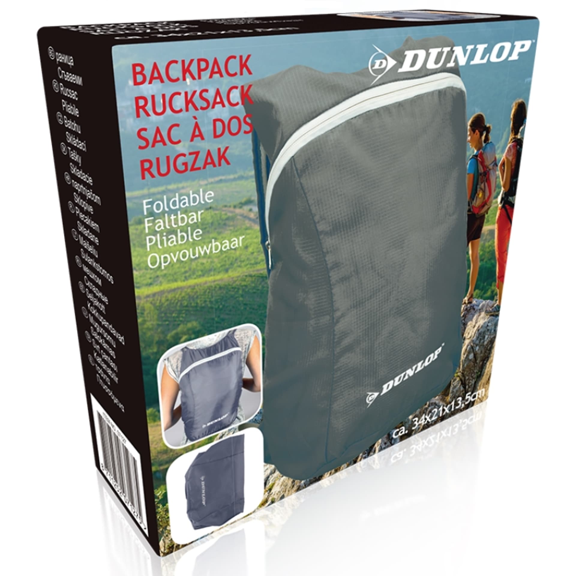 

Dunlop - Pokrowiec peleryna na plecak (Ciemny szary)