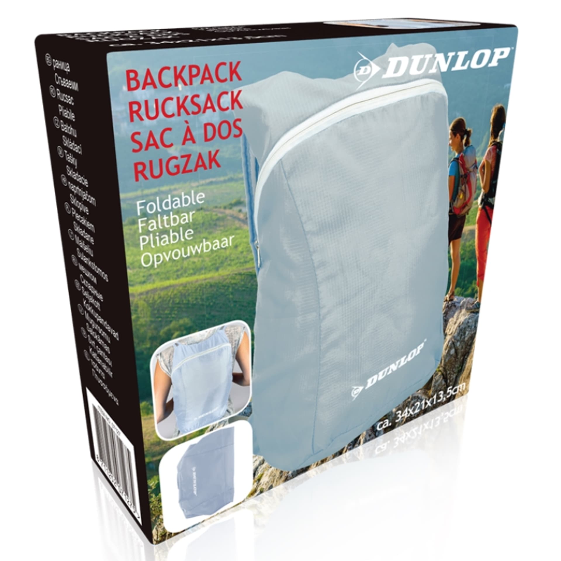 

Dunlop - Pokrowiec peleryna na plecak (Jasny szary)