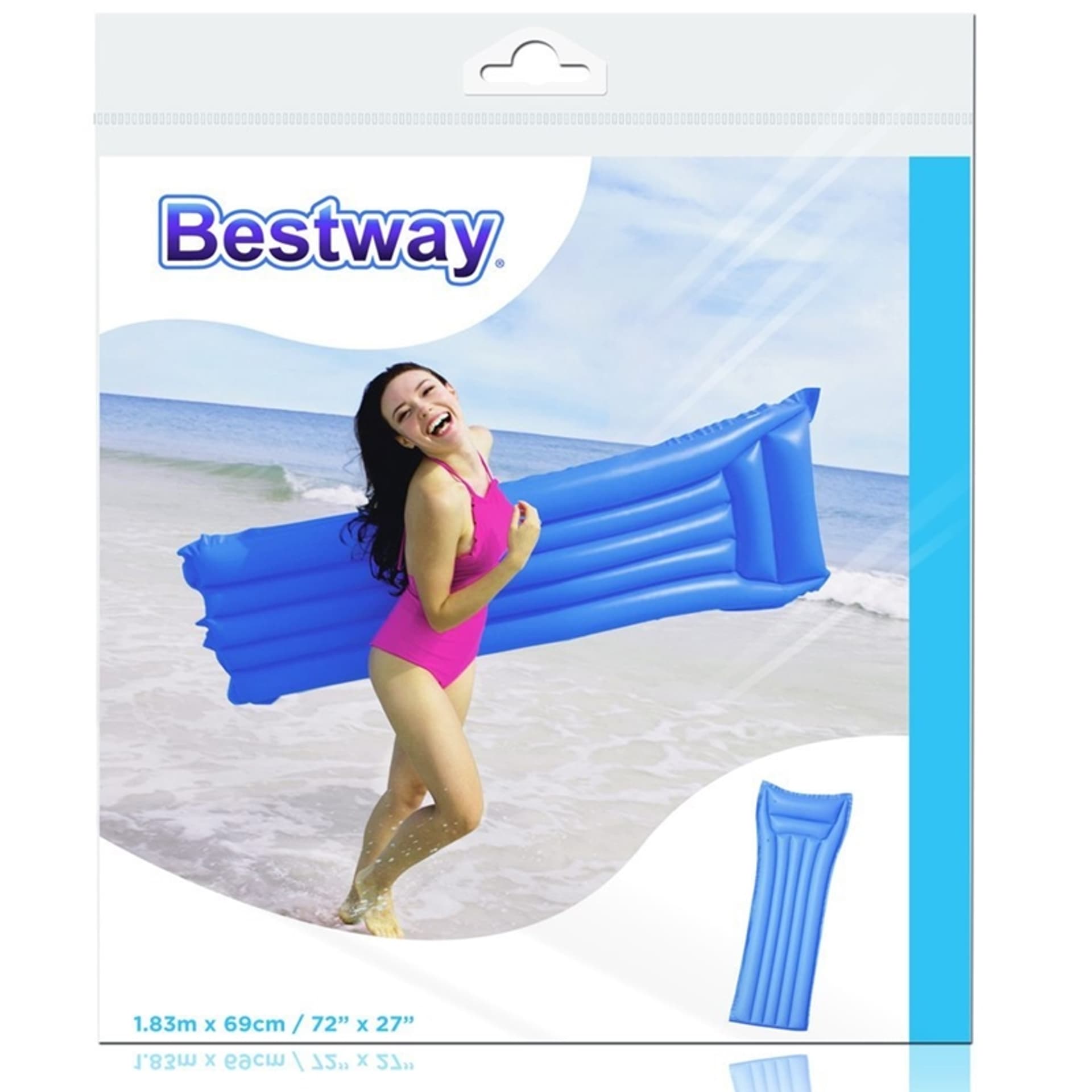 

Bestway - Materac nadmuchiwany plażowy 183x69cm (Niebieski)