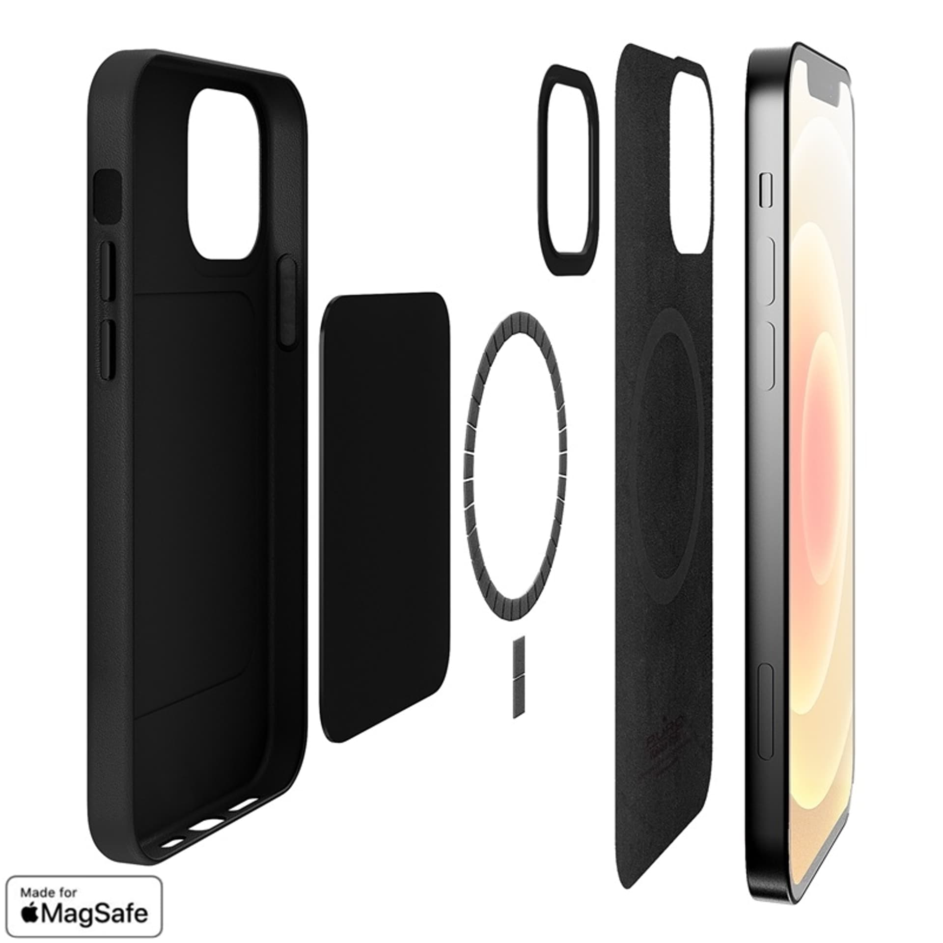 

PURO SKYMAG - Etui iPhone 12 / iPhone 12 Pro Made for MagSafe (czarny)