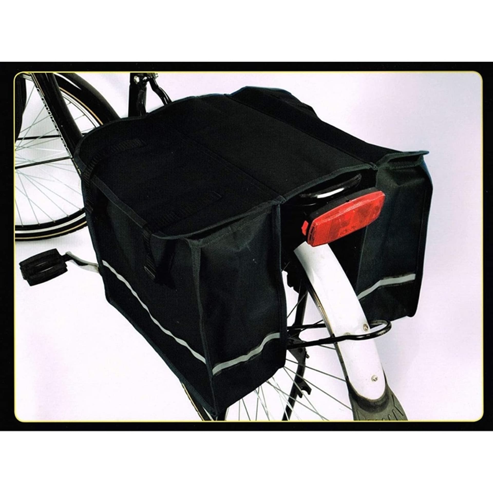 

Dunlop - Torba / sakwa rowerowa na bagażnik duża 26 l (Czarny)