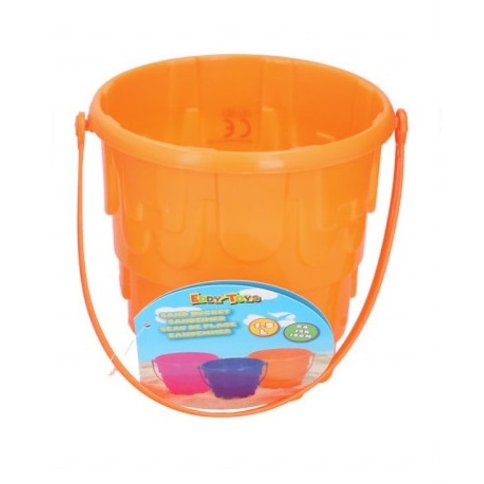 

Eddy toys - Wiaderko do piasku Zamek 15cm (Pomarańczowy)