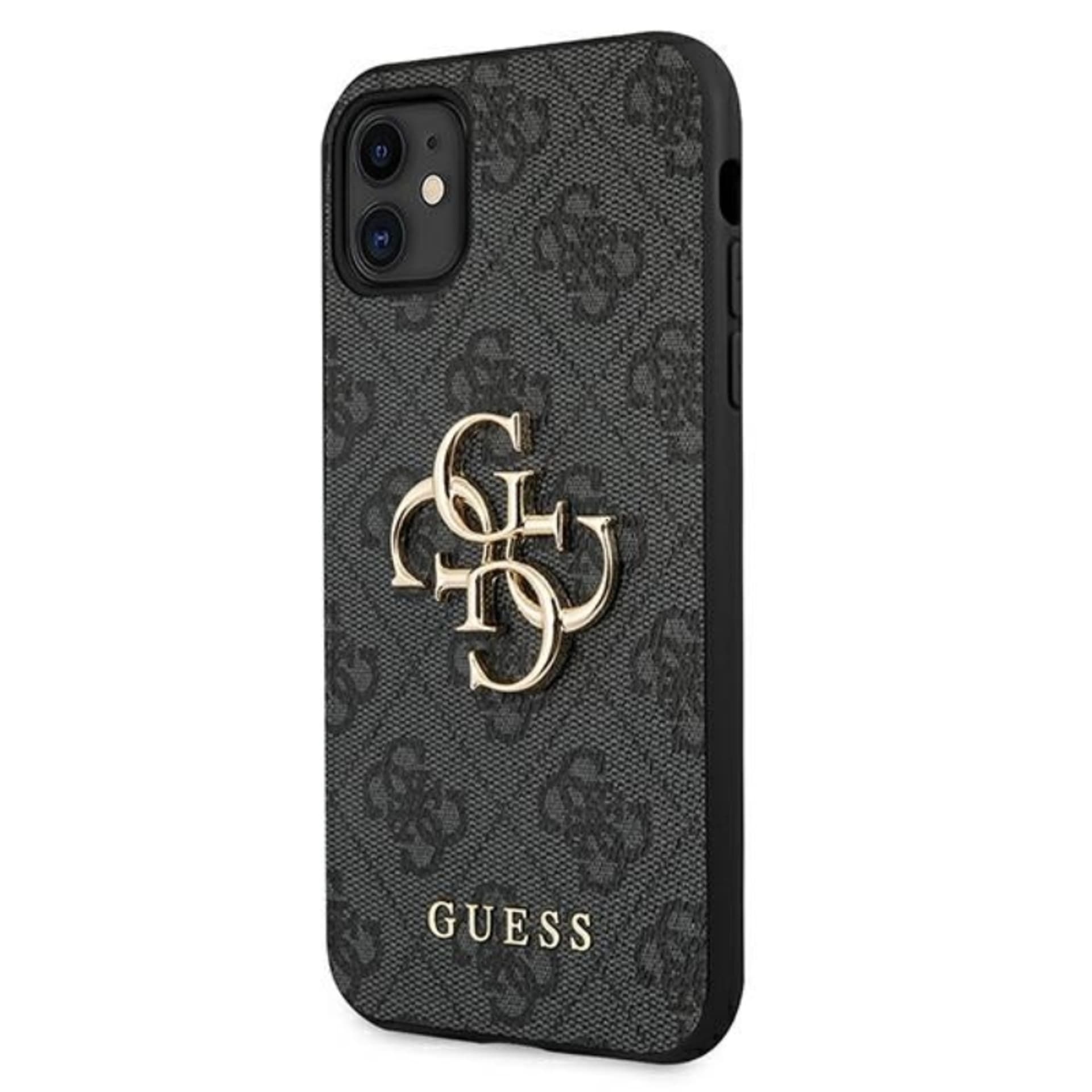 

Guess GUHCN614GMGGR iPhone 11 6,1" / Xr szary/grey hardcase 4G Big Metal Logo