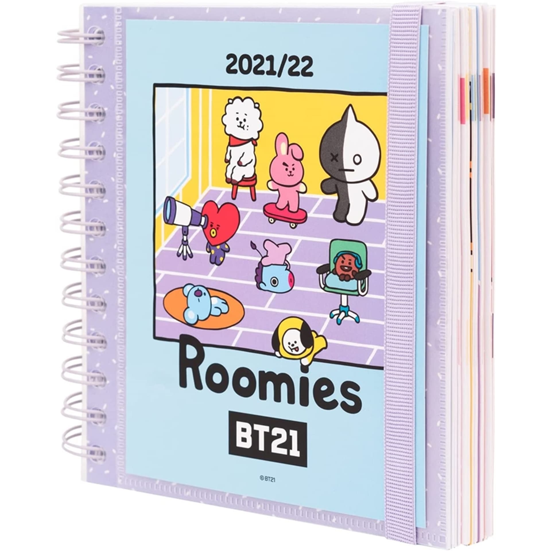 

BT21 - Kalendarz / Planner szkolny 2021/2022 (niebieski)