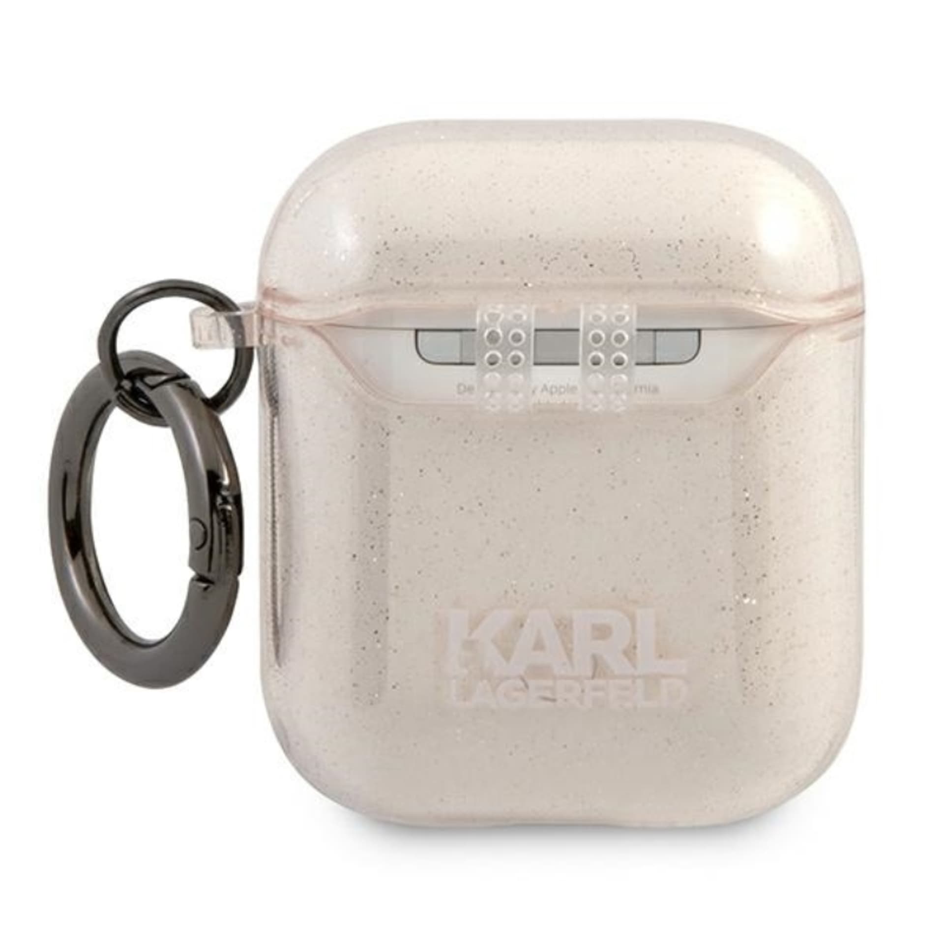 

Karl Lagerfeld Choupette Head Glitter - Etui Airpods (złoty)