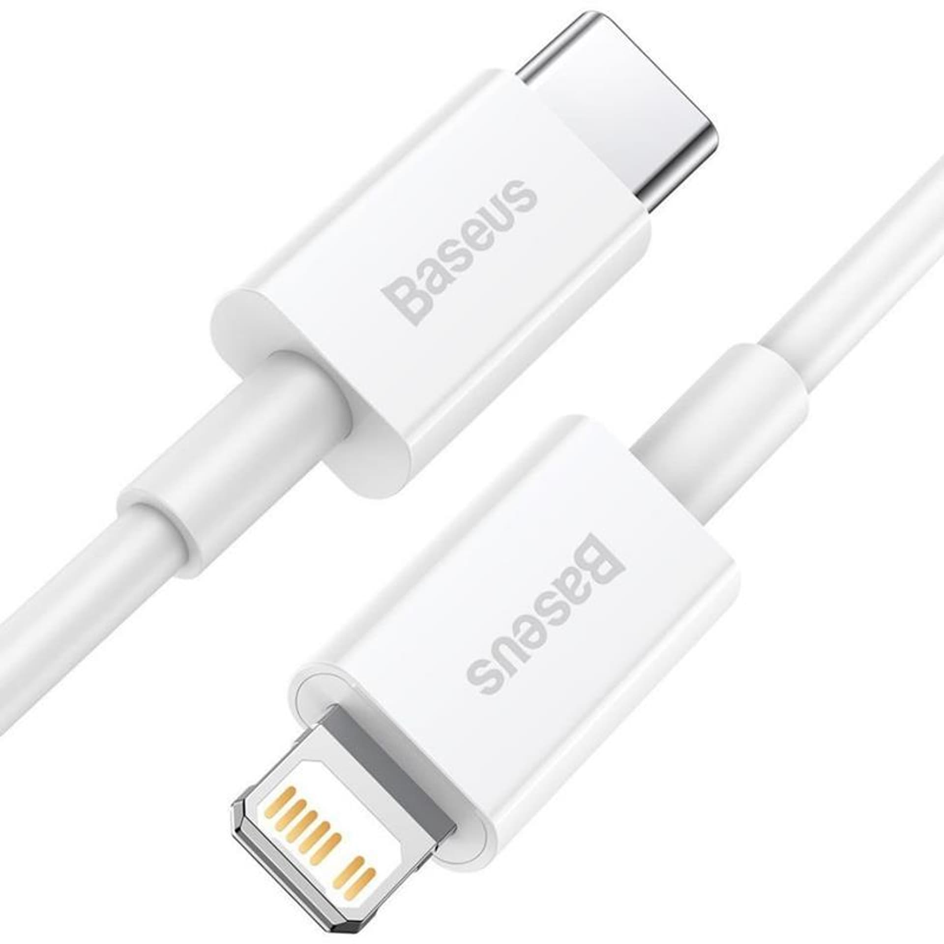 

Baseus Superior Series - Kabel połączeniowy USB-C do Lightning PD 20W 0,25m (biały)