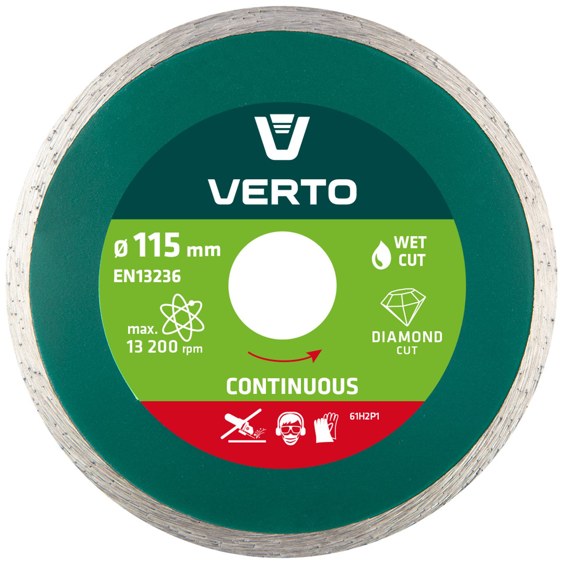 

Tarcza diamentowa 115 x 22.2 mm, pełna