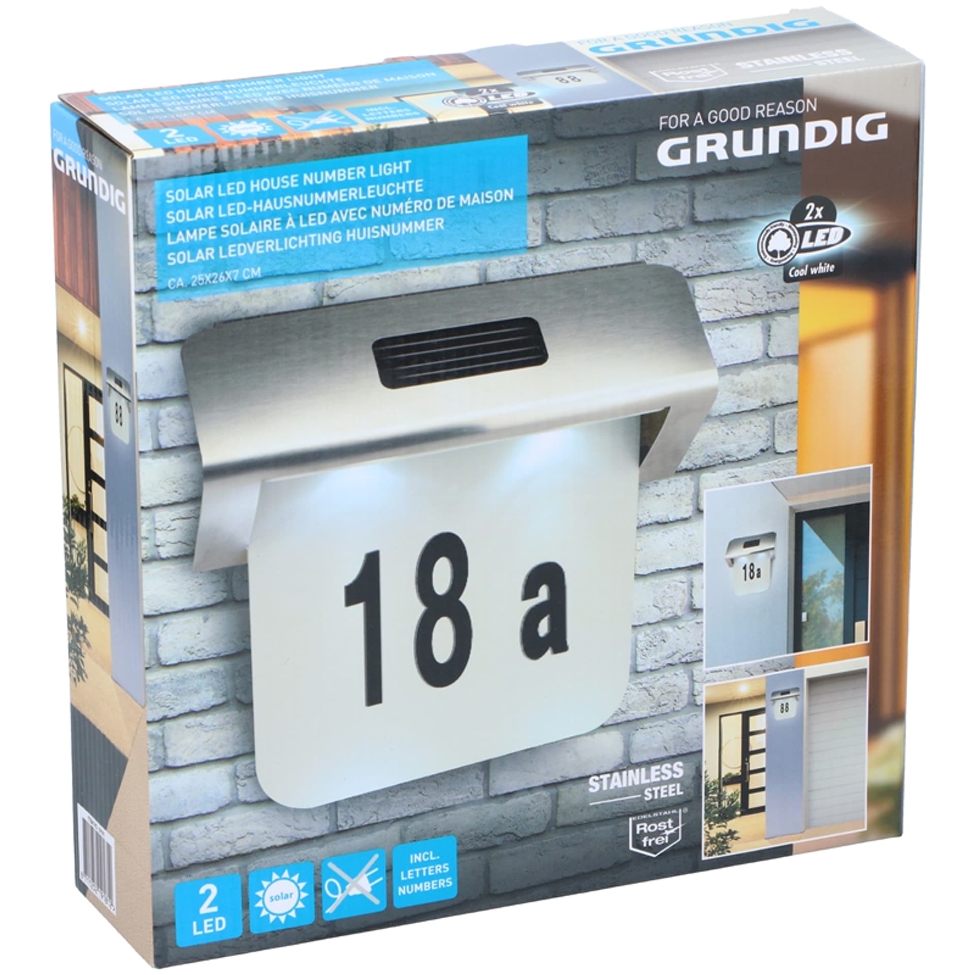 

Grundig - Solarny podświetlany numer domu