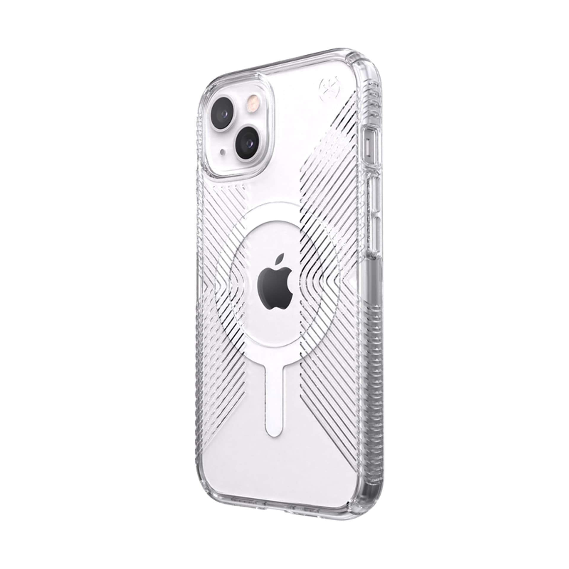 

Speck Presidio Perfect-Clear with Grips + MagSafe - Etui iPhone 13 z powłoką MICROBAN (Clear)