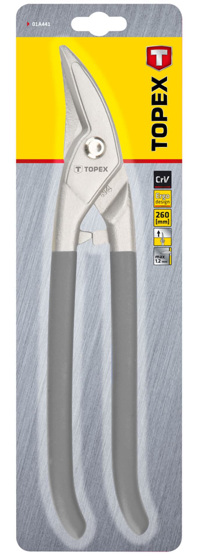 

Nożyce sztancowe do cięć kształtowych 260 mm