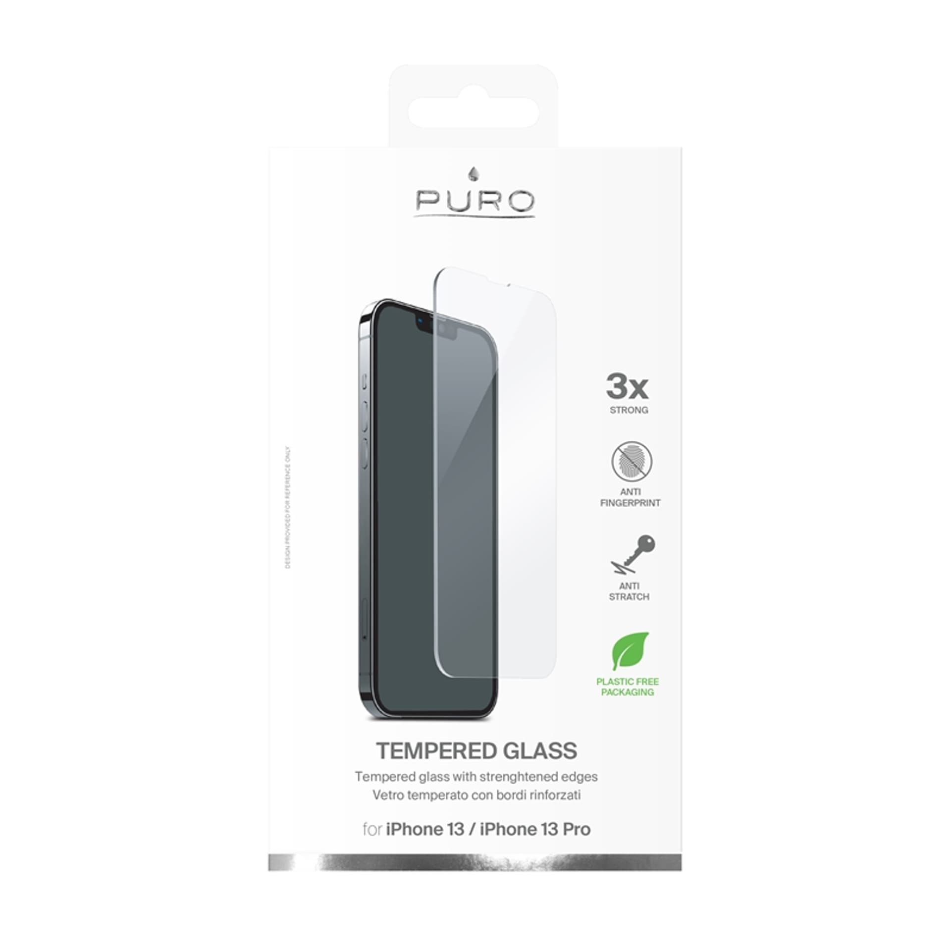 

PURO Szkło ochronne hartowane na ekran iPhone 14 / iPhone 13 / iPhone 13 Pro
