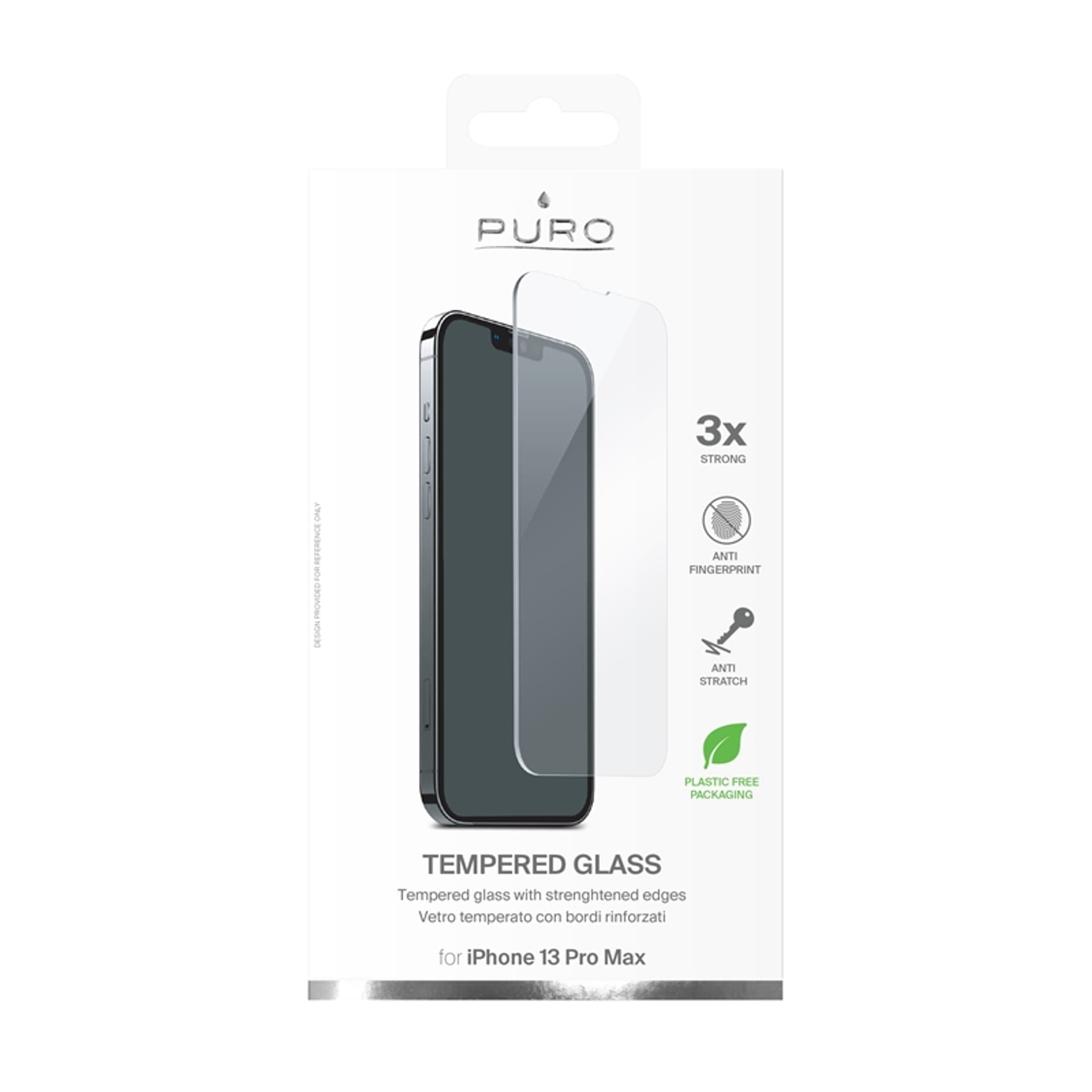 

PURO Szkło ochronne hartowane na ekran iPhone 14 Plus / iPhone 13 Pro Max