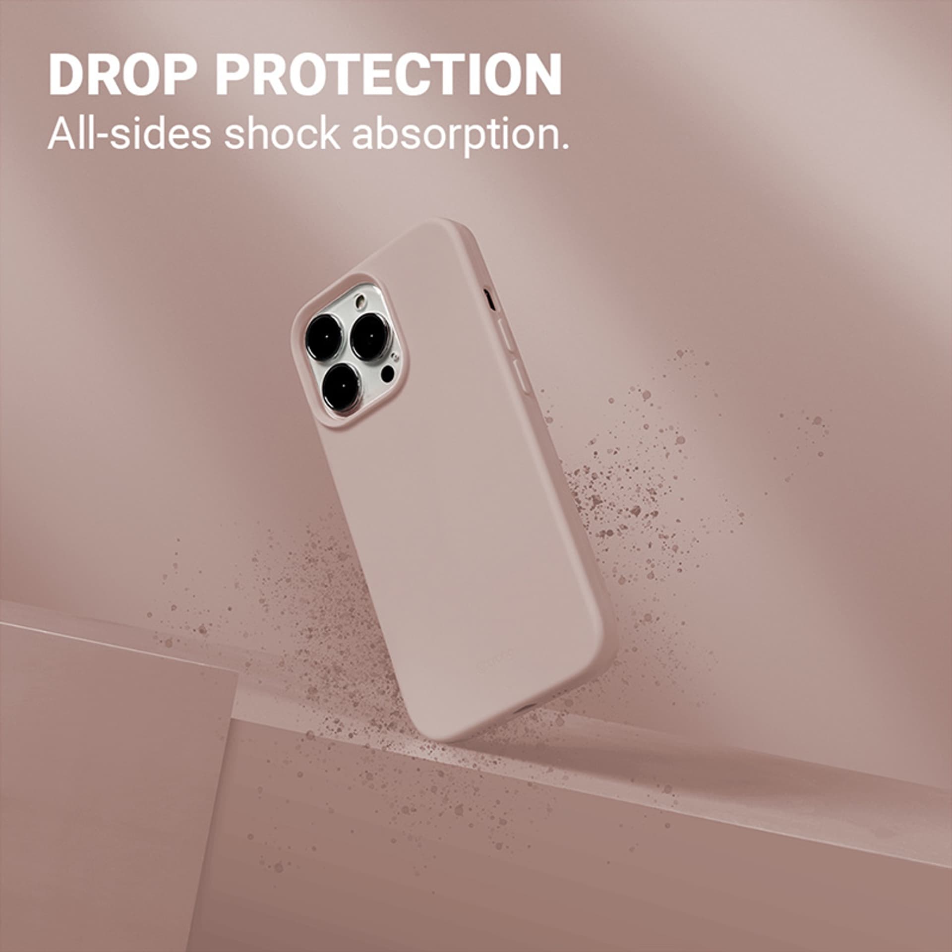 

Crong Color Cover - Etui iPhone 13 Pro Max (piaskowy róż)