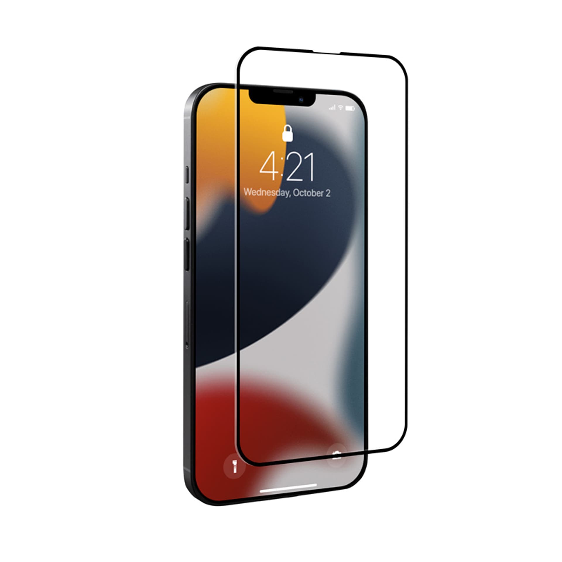 

Crong 7D Nano Flexible Glass - Niepękające szkło hybrydowe 9H na cały ekran iPhone 13 mini
