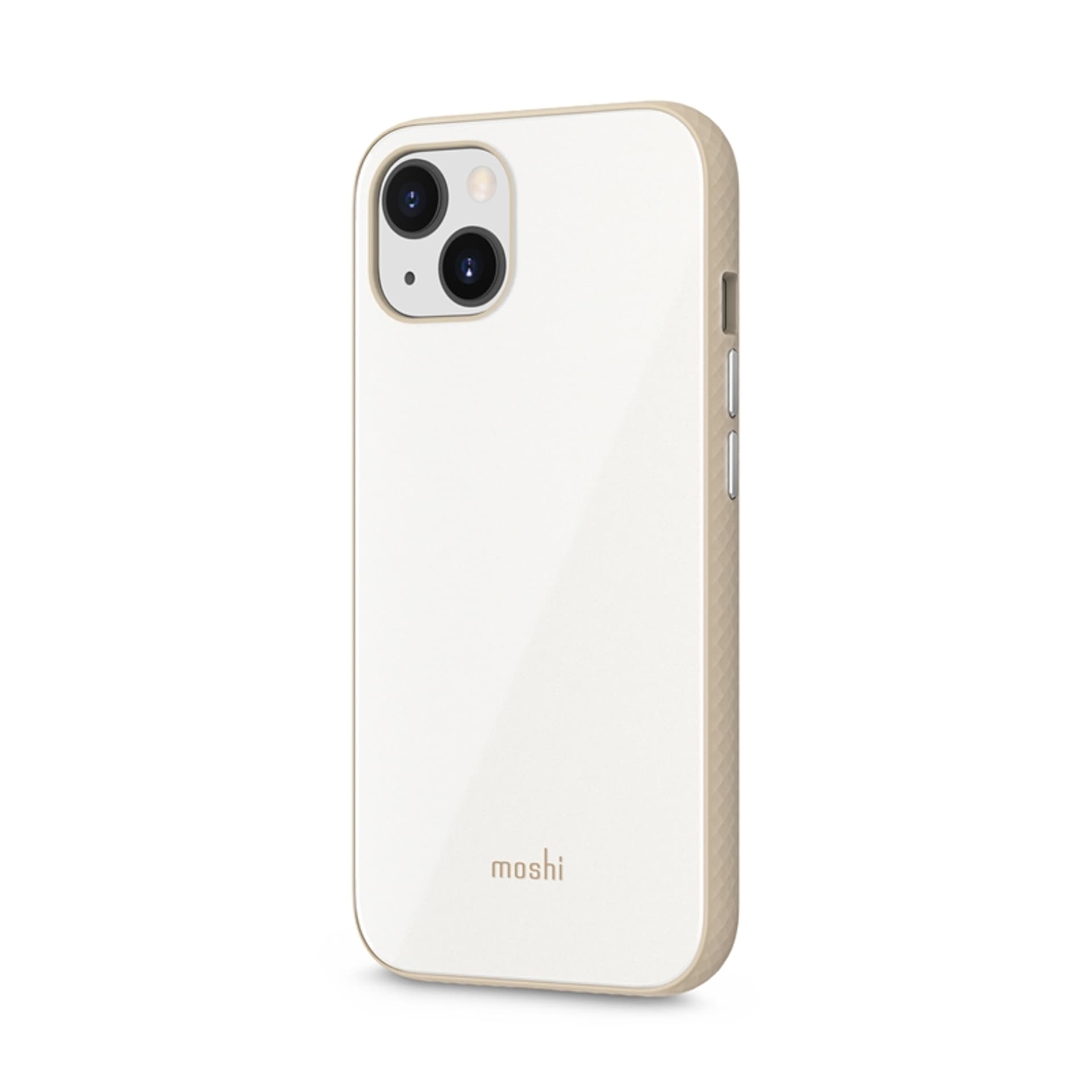 

Moshi iGlaze Slim Hardshell Case - Etui iPhone 13 (system SnapTo) (Pearl White)