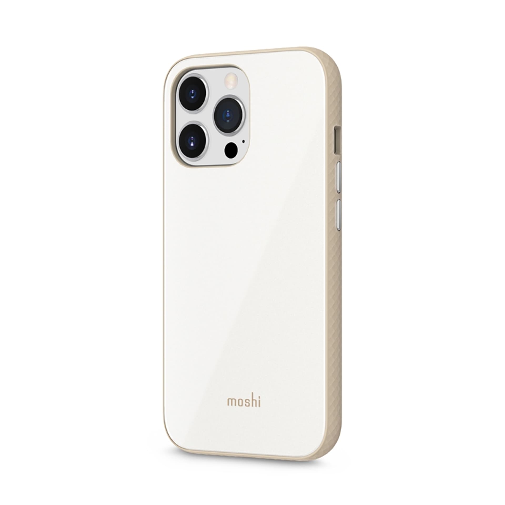 

Moshi iGlaze Slim Hardshell Case - Etui iPhone 13 Pro (system SnapTo) (Pearl White)
