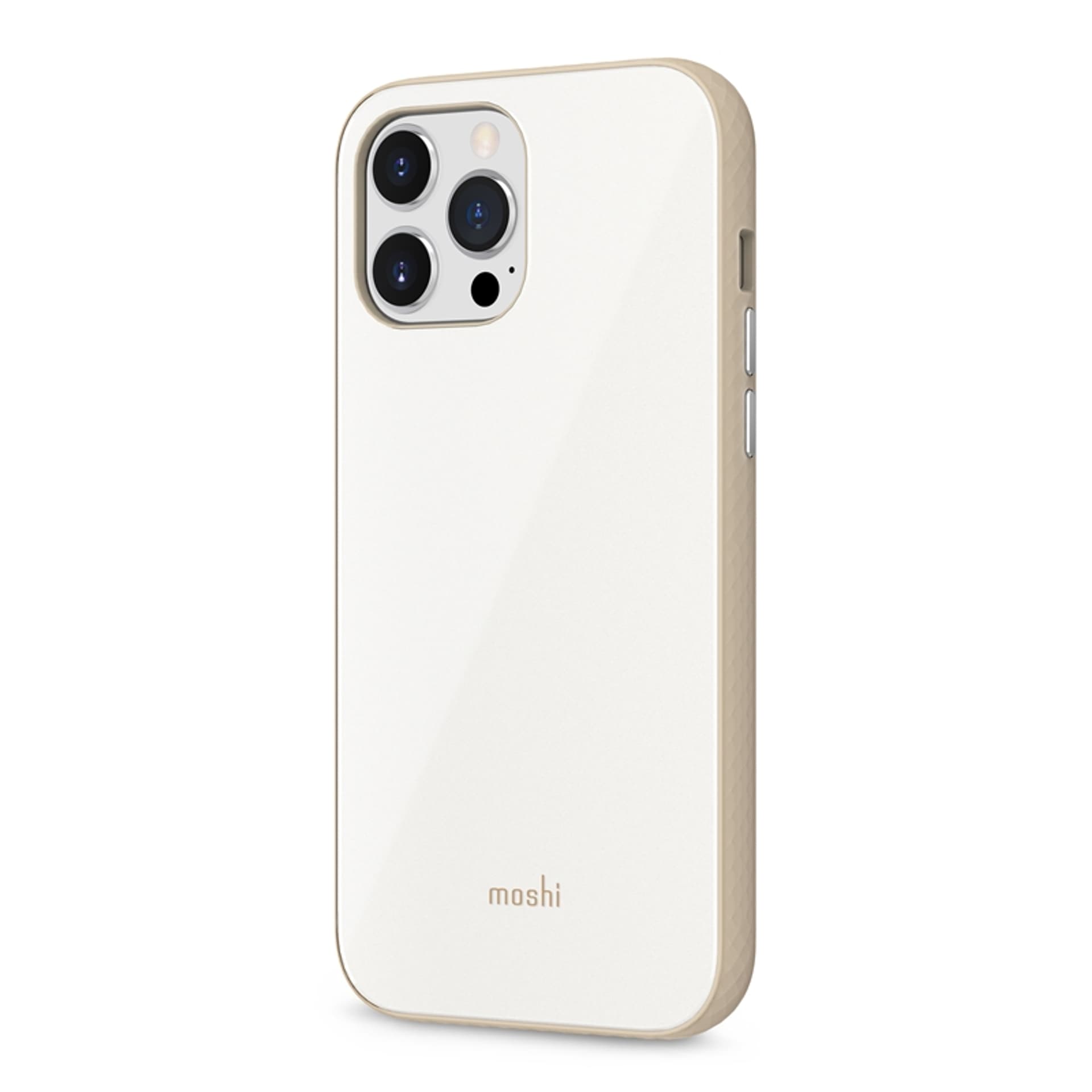 

Moshi iGlaze Slim Hardshell Case - Etui iPhone 13 Pro Max (system SnapTo) (Pearl White)