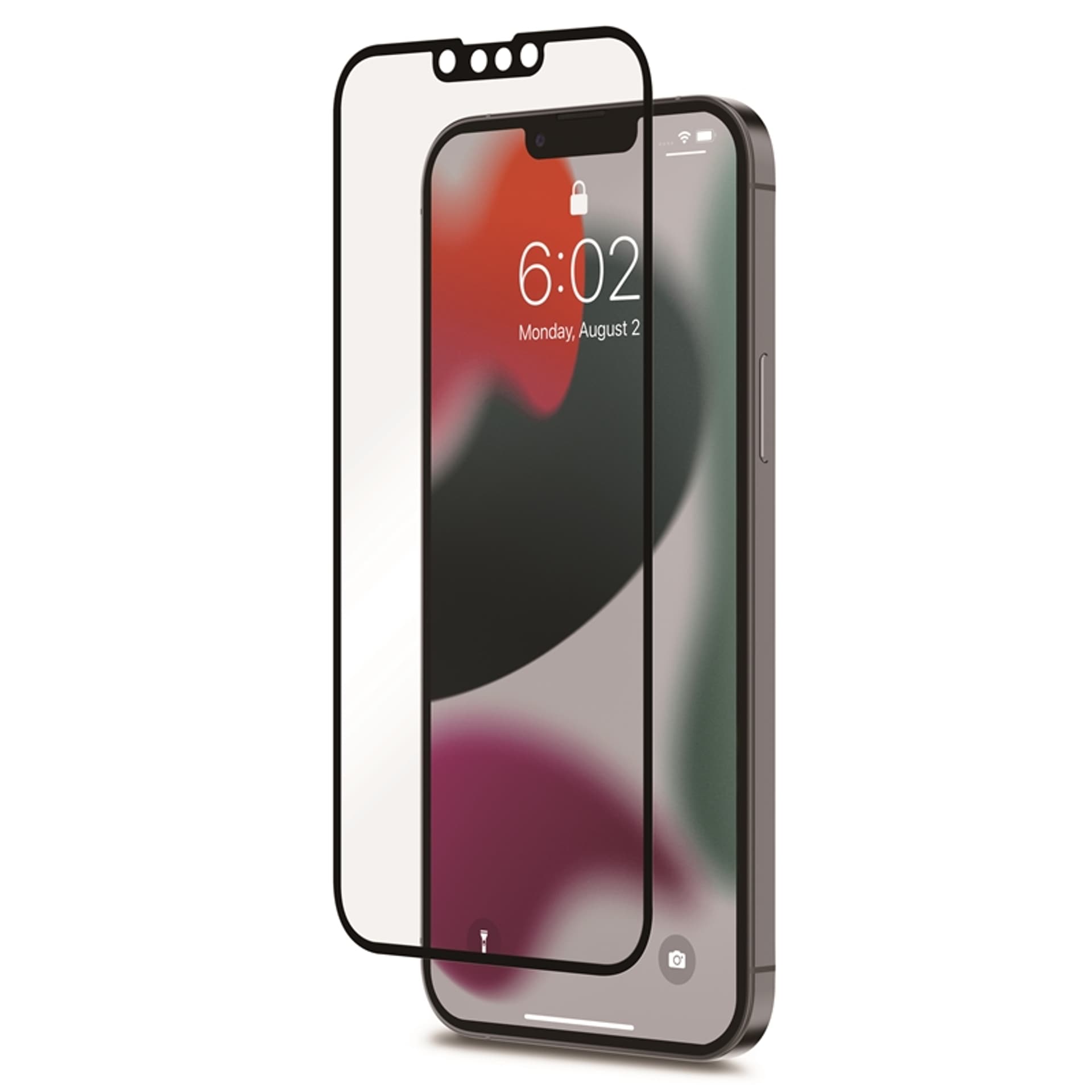 

Moshi iVisor AG - Matowa folia ochronna na ekran iPhone 13 Pro Max (czarna ramka)