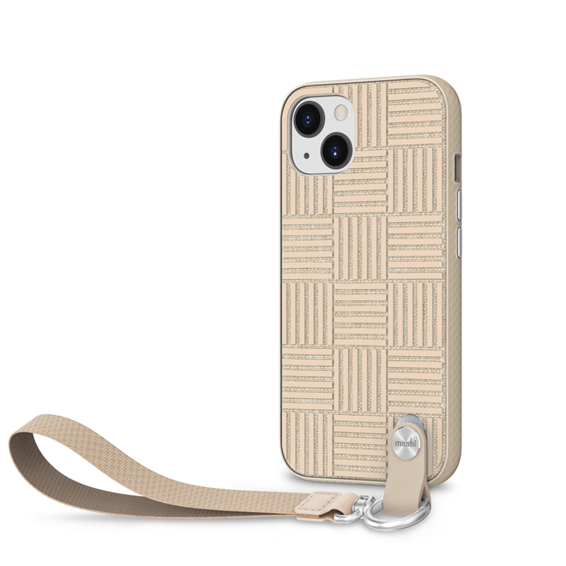 

Moshi Altra - Etui z odpinaną smyczką iPhone 13 (antybakteryjne NanoShield™) (Sahara Beige)