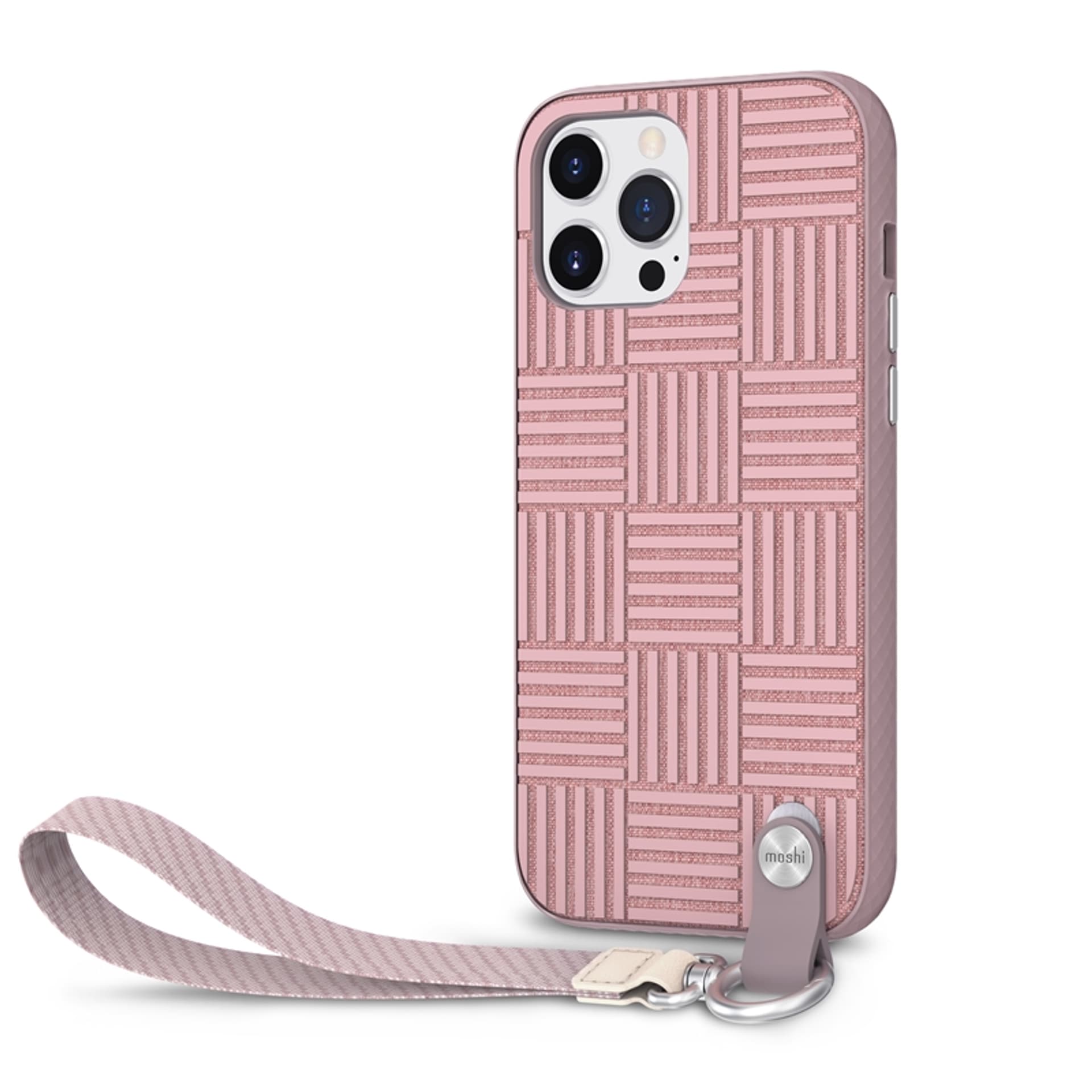 

Moshi Altra - Etui z odpinaną smyczką iPhone 13 Pro Max (antybakteryjne NanoShield™) (Pink)