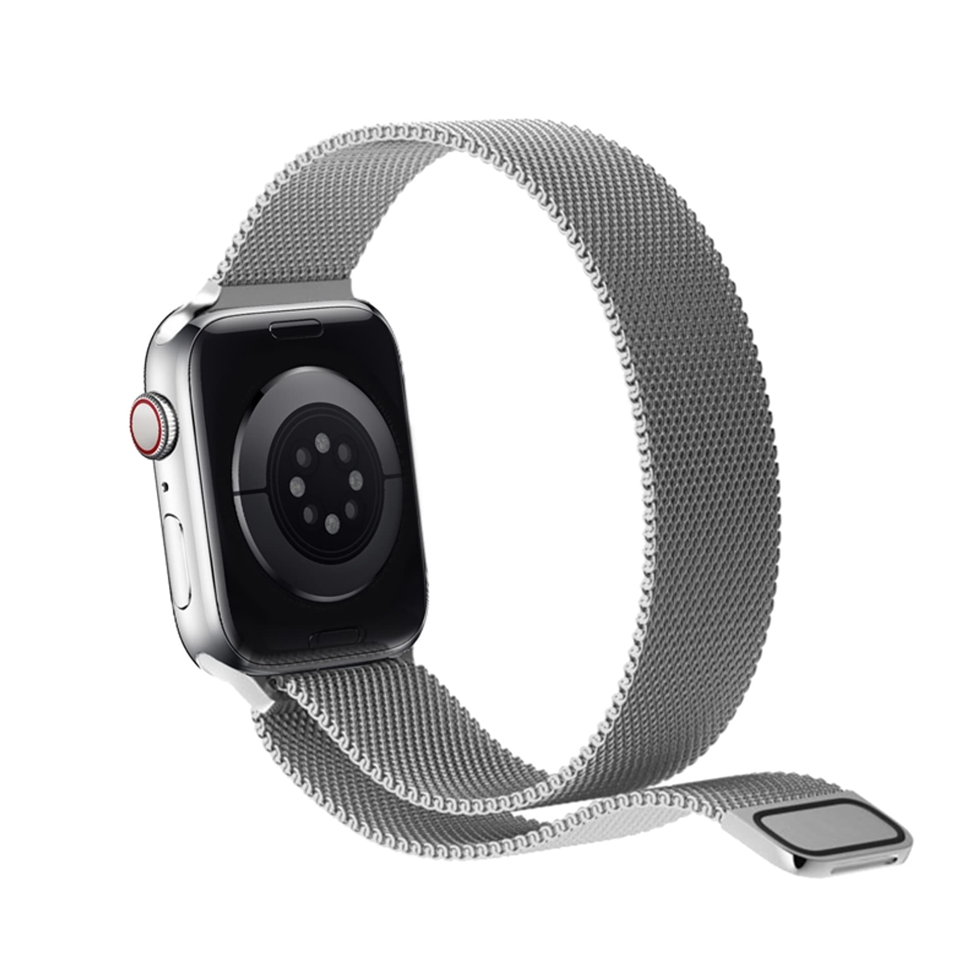 

Puro Milanese Magnetic Band - Pasek ze stali nierdzewnej do Apple Watch 42/44/45 mm (srebrny)