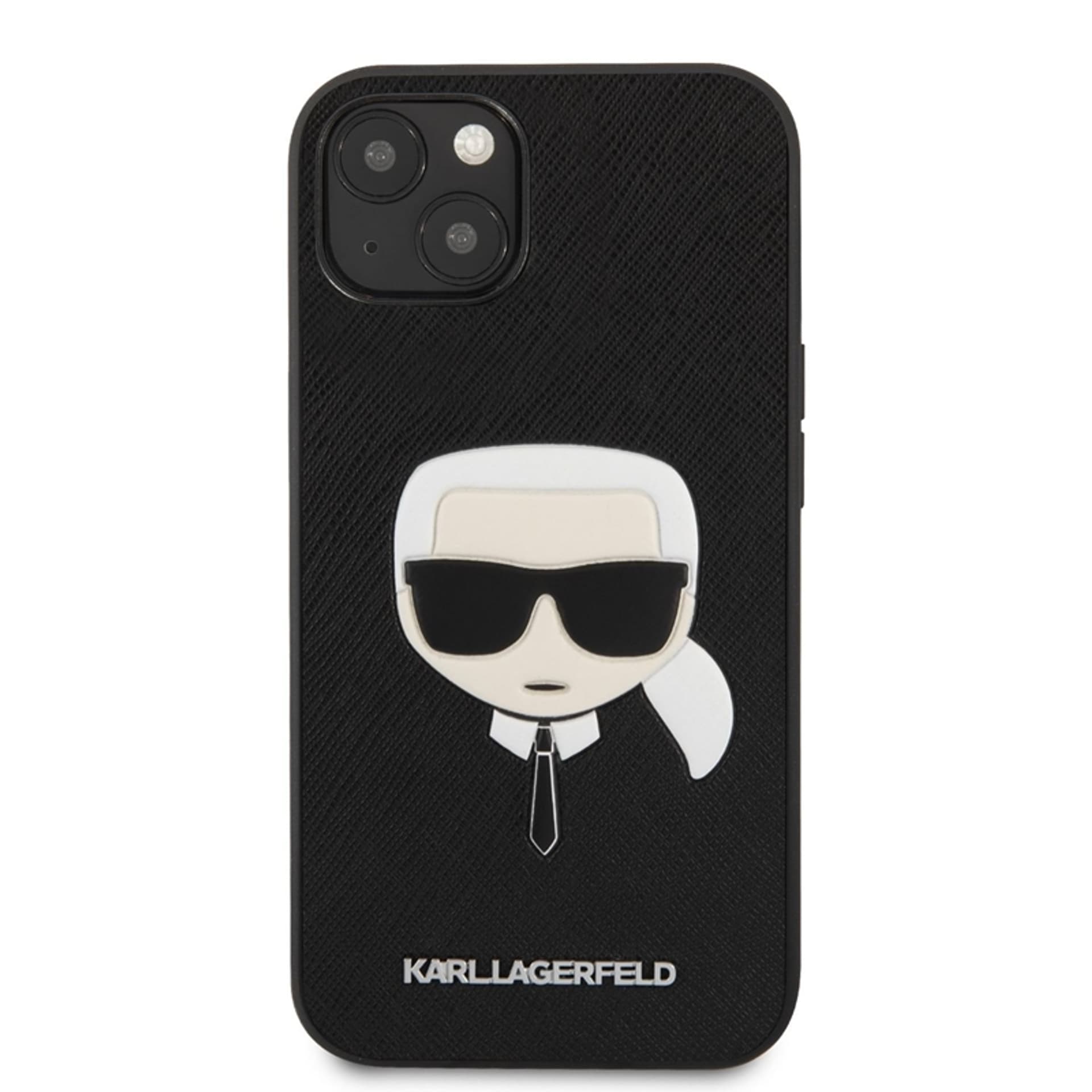 

Karl Lagerfeld Saffiano Ikonik Karl`s Head - Etui iPhone 13 (czarny)