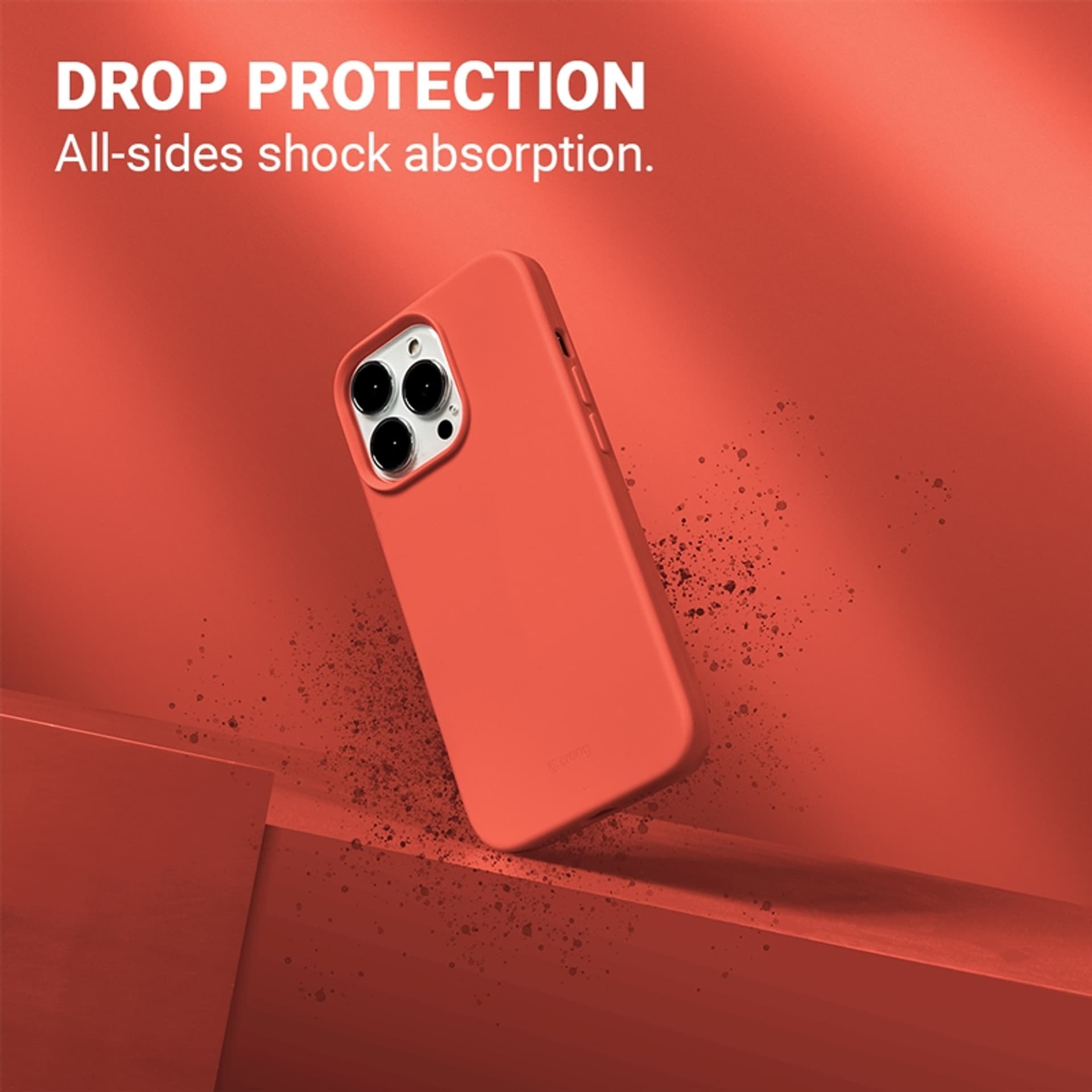 

Crong Color Cover - Etui iPhone 13 (koralowy)