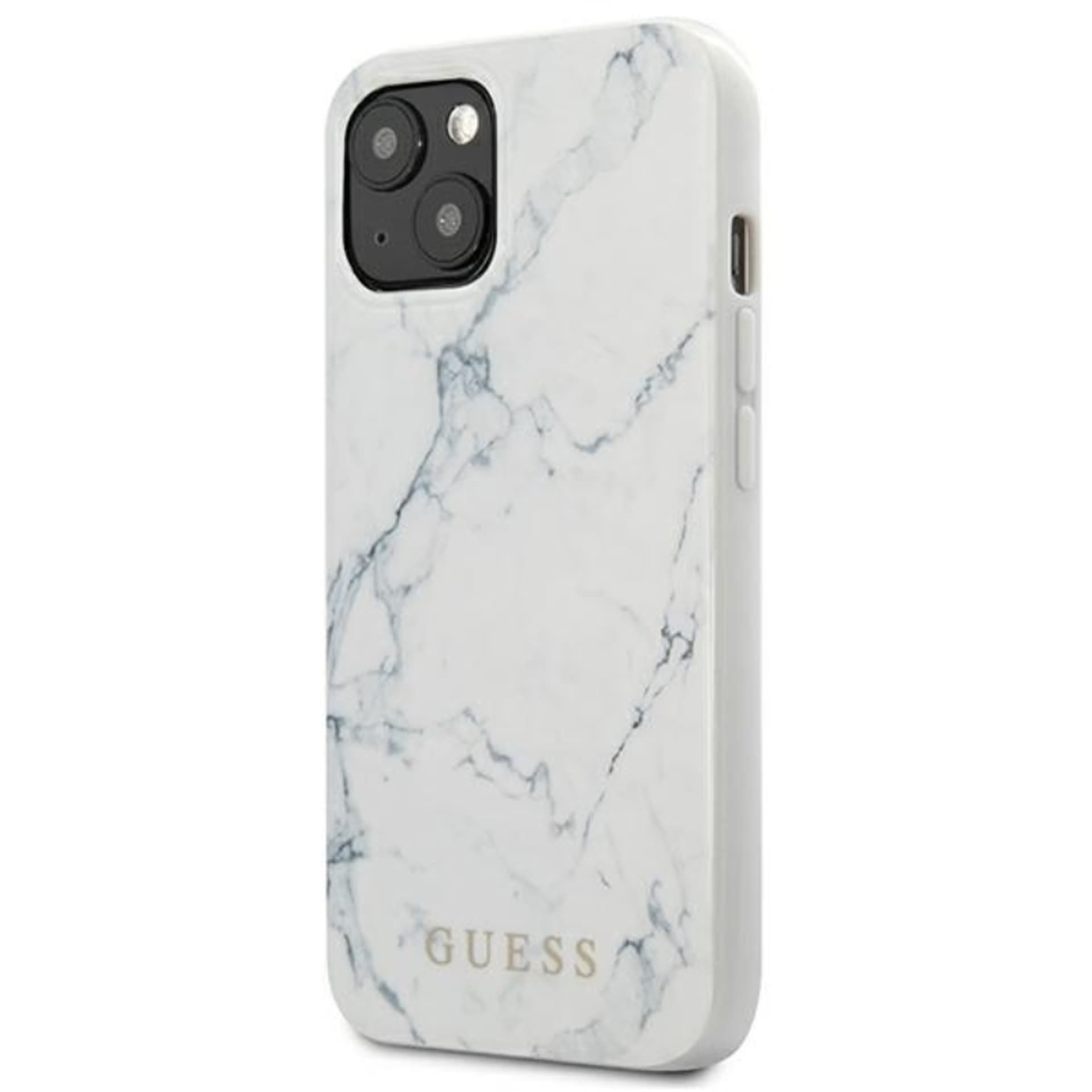 

Guess Marble - Etui iPhone 13 (biały)